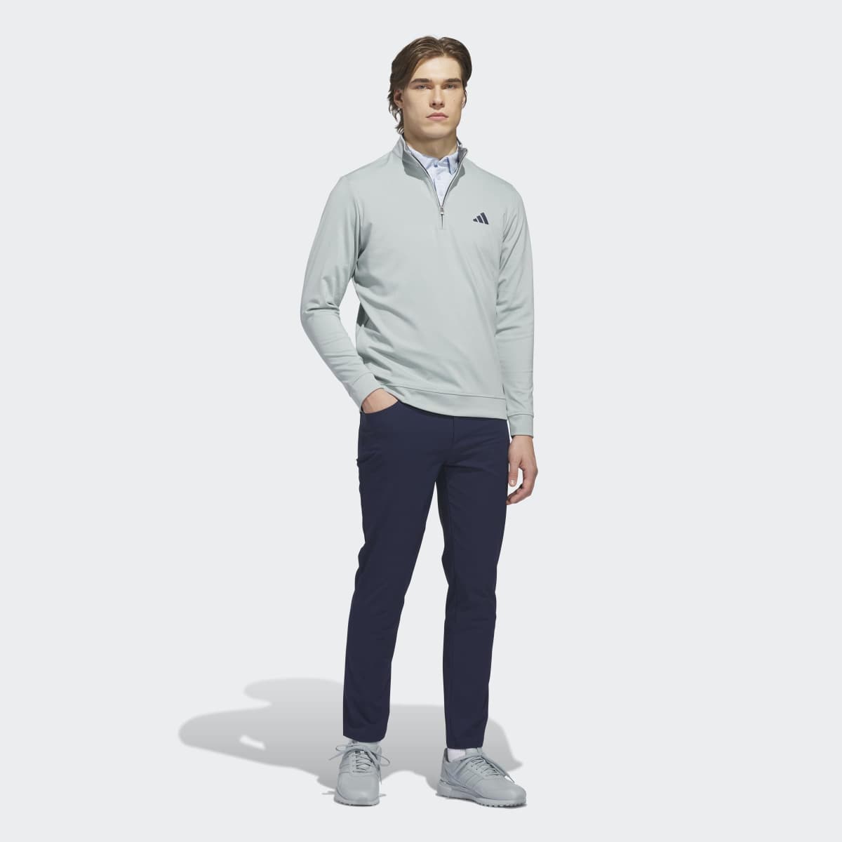 Sweatshirt de Homem Ultimate365 Classic Quarter-Zip Verde-5
