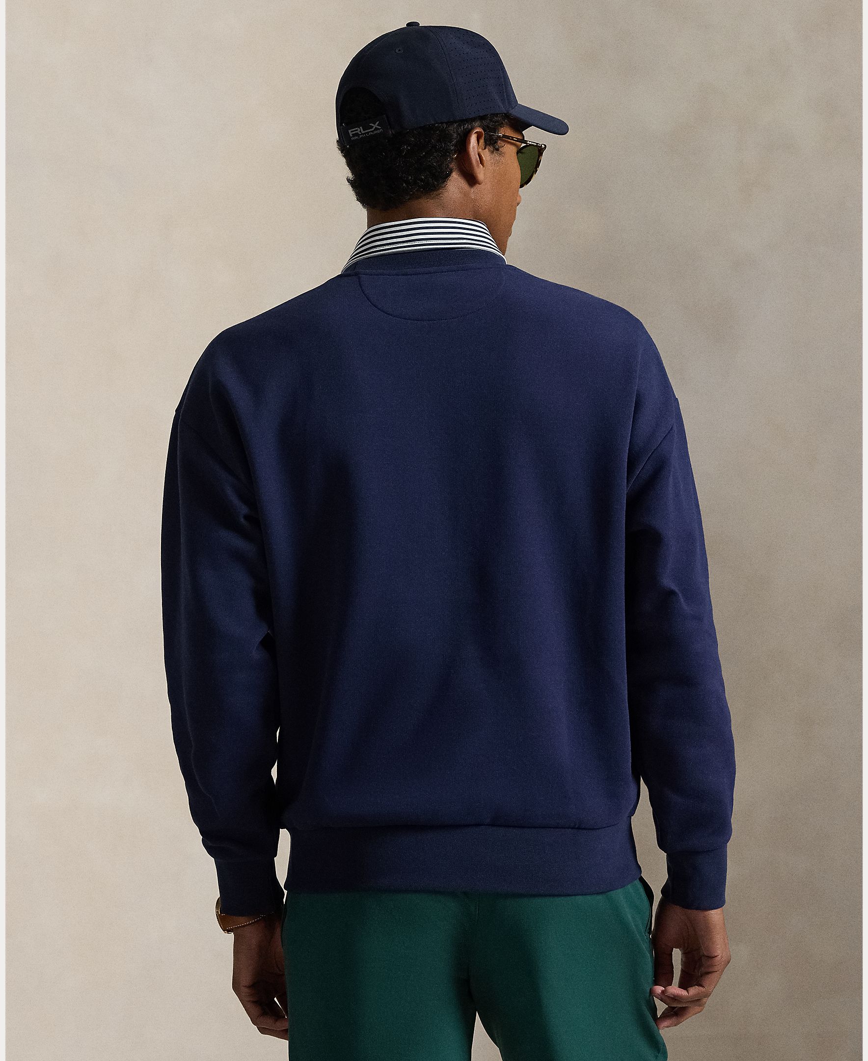 Sweatshirt de Homem com Polo Bear Relaxed Fit Azul-marinho-3