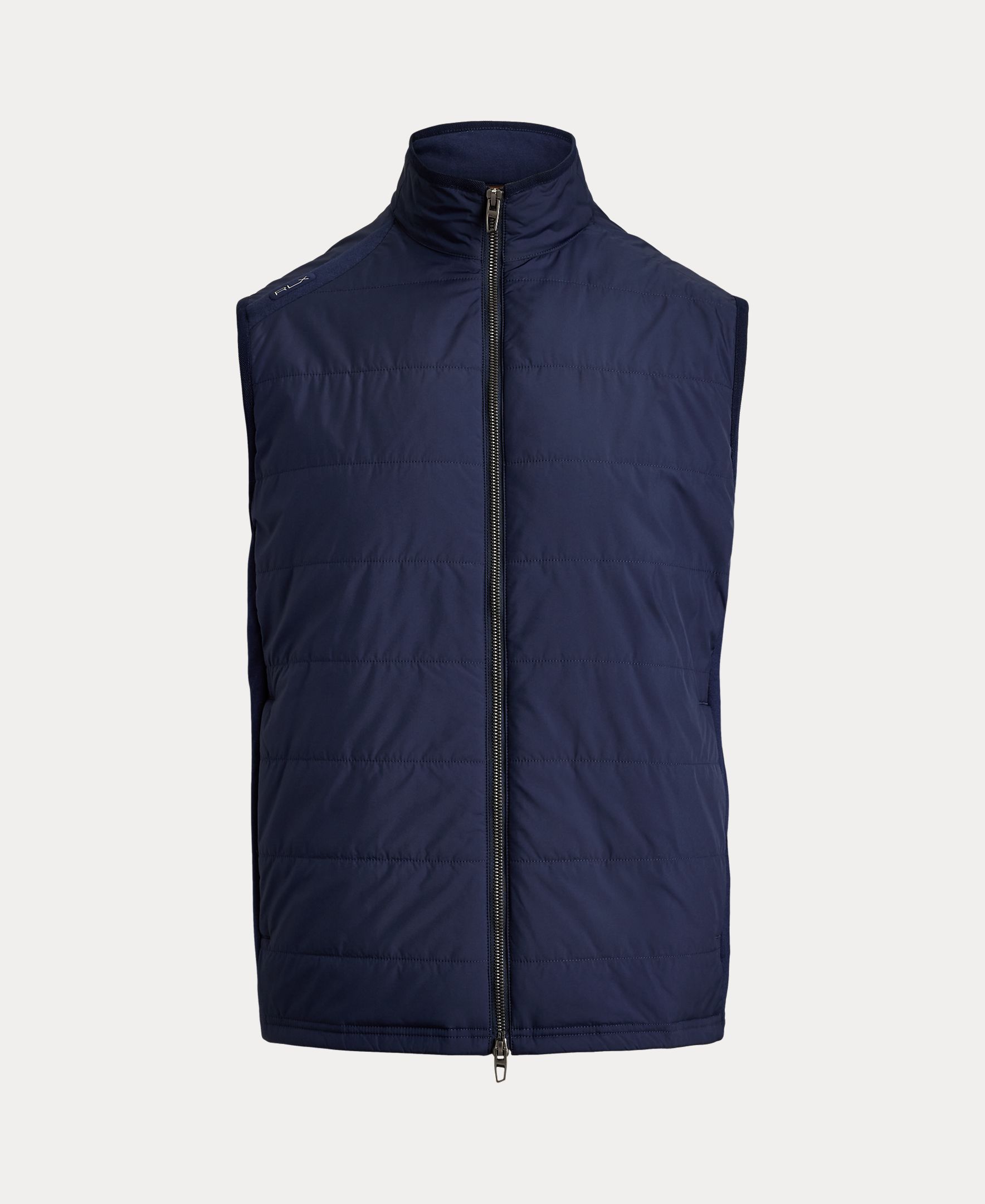 Colete Acolchoado de Homem com Fecho de Correr Completo Azul-marinho-5