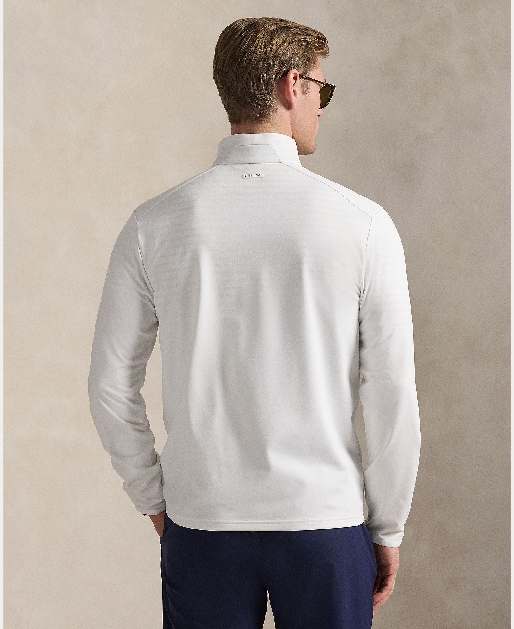 Camisola de Malha Elástica de Homem Branco-3