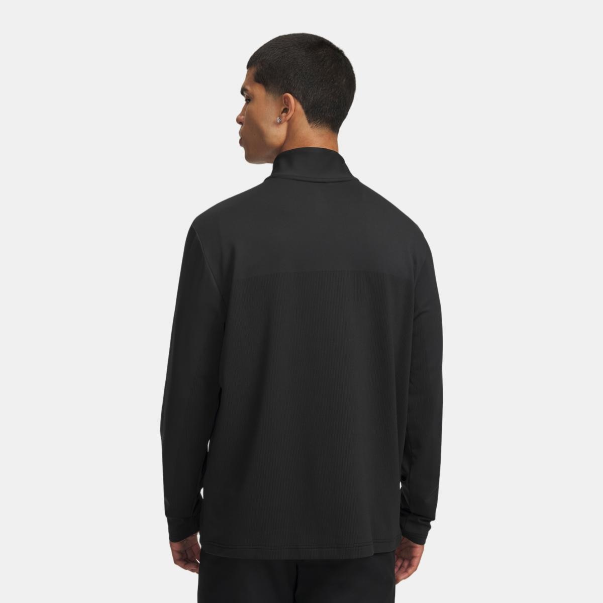 Sweatshirt de Golf de Homem Ua Drive Lightweight 1/2 Zip Preto-2