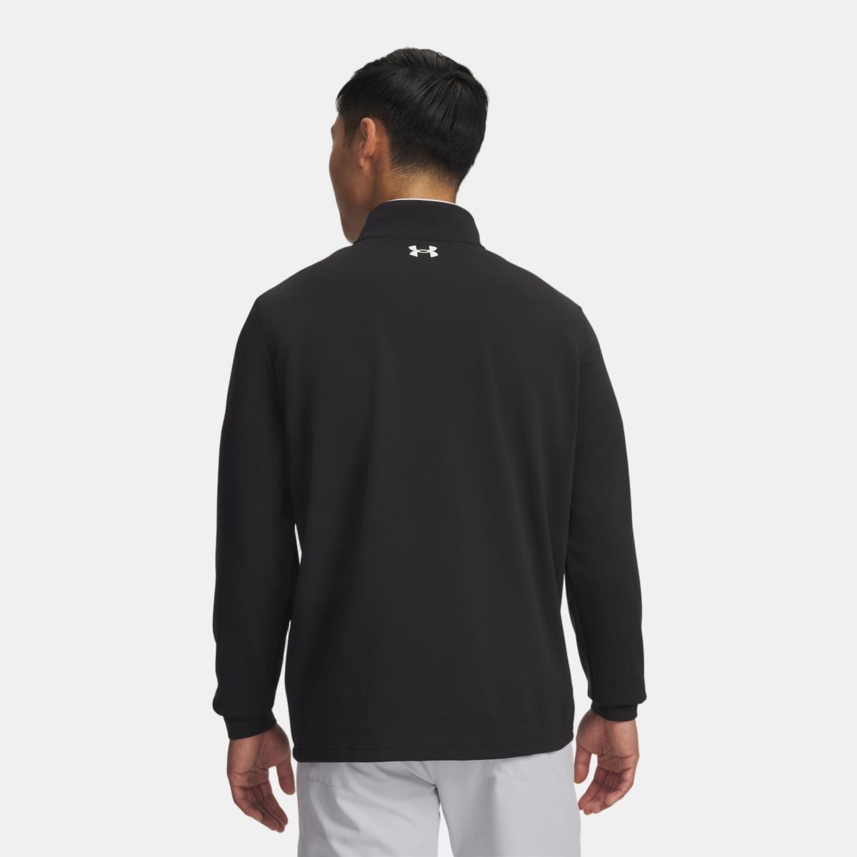 Sweatshirt de Golf de Homem Ua Matchplay 1/4 Zip Preto-2