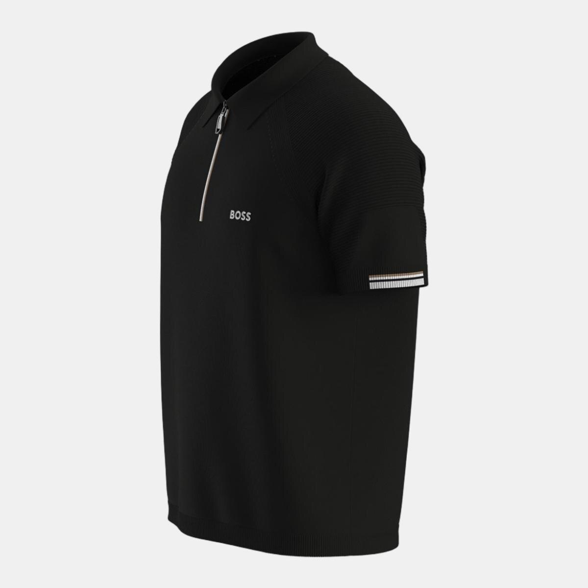 Camisola de Malha de Golf de Homem Perform Ps Preto-3