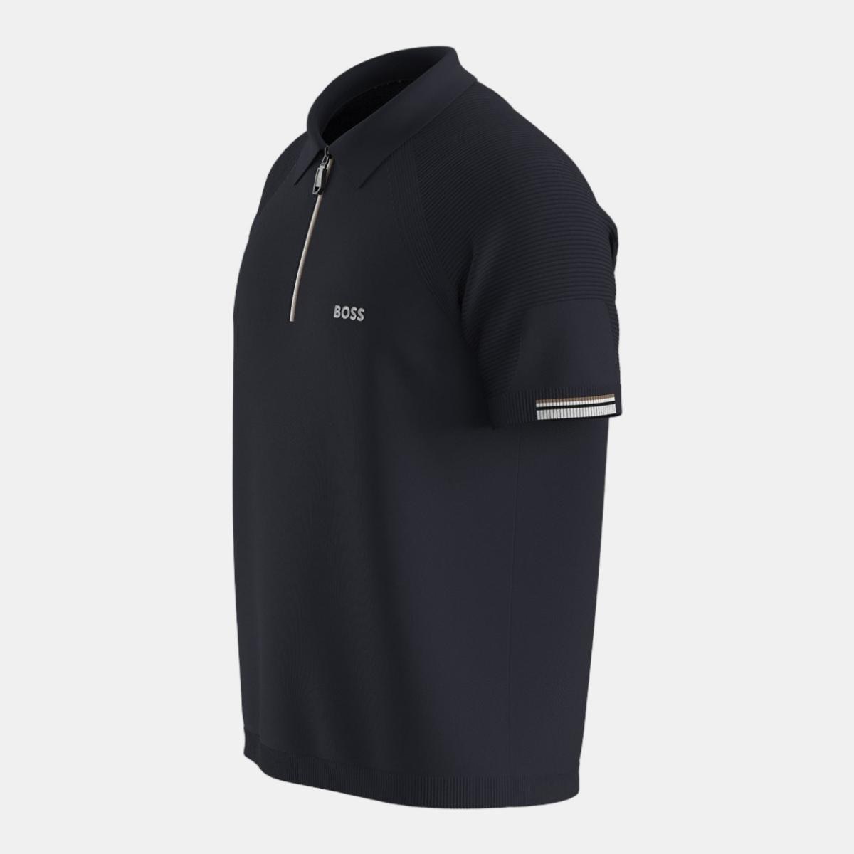 Camisola de Malha de Golf de Homem Perform Ps Azul-3