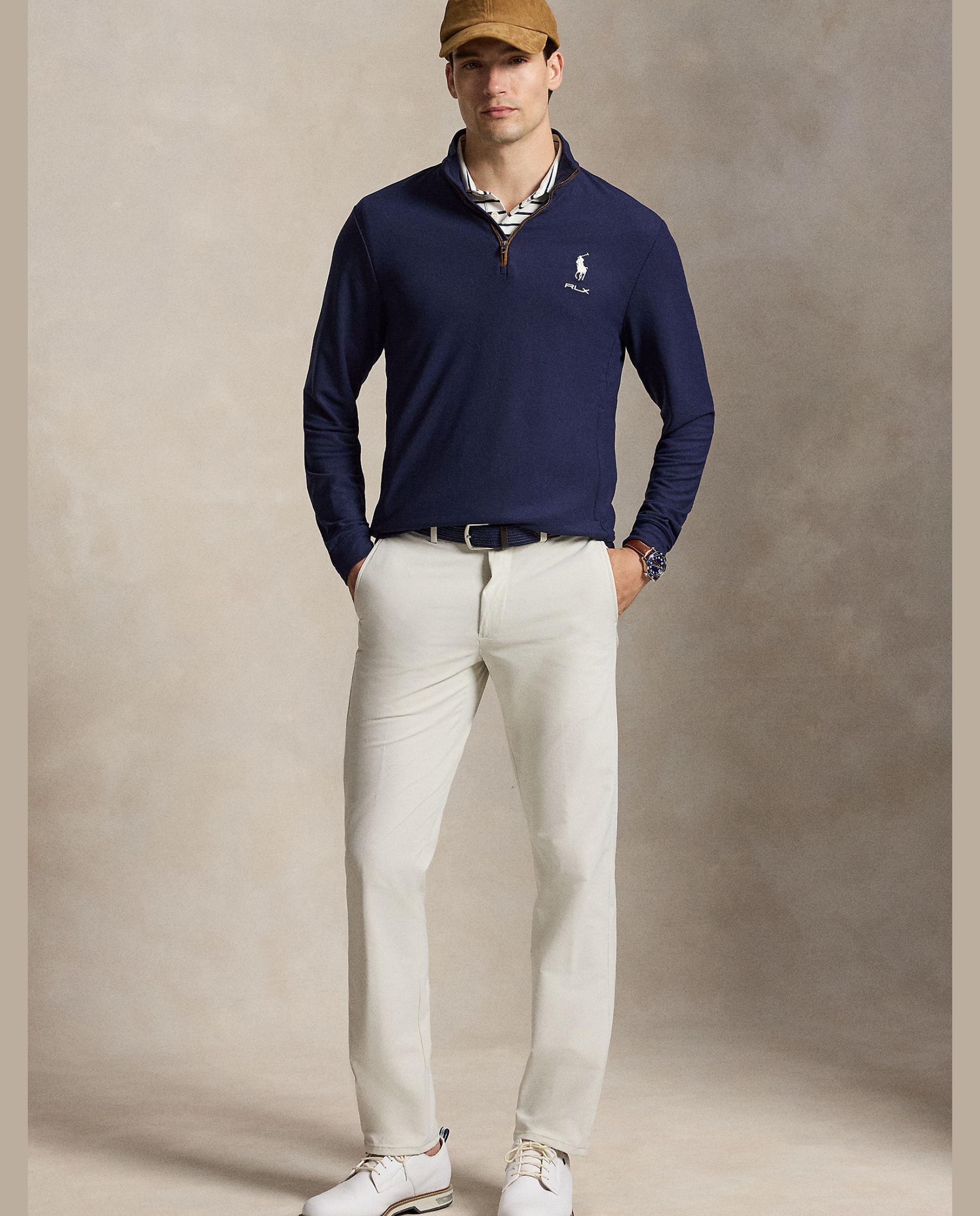 Jersey de hombre con media cremallera y logotipo Ralph Lauren - Azul marino Azul marino-4