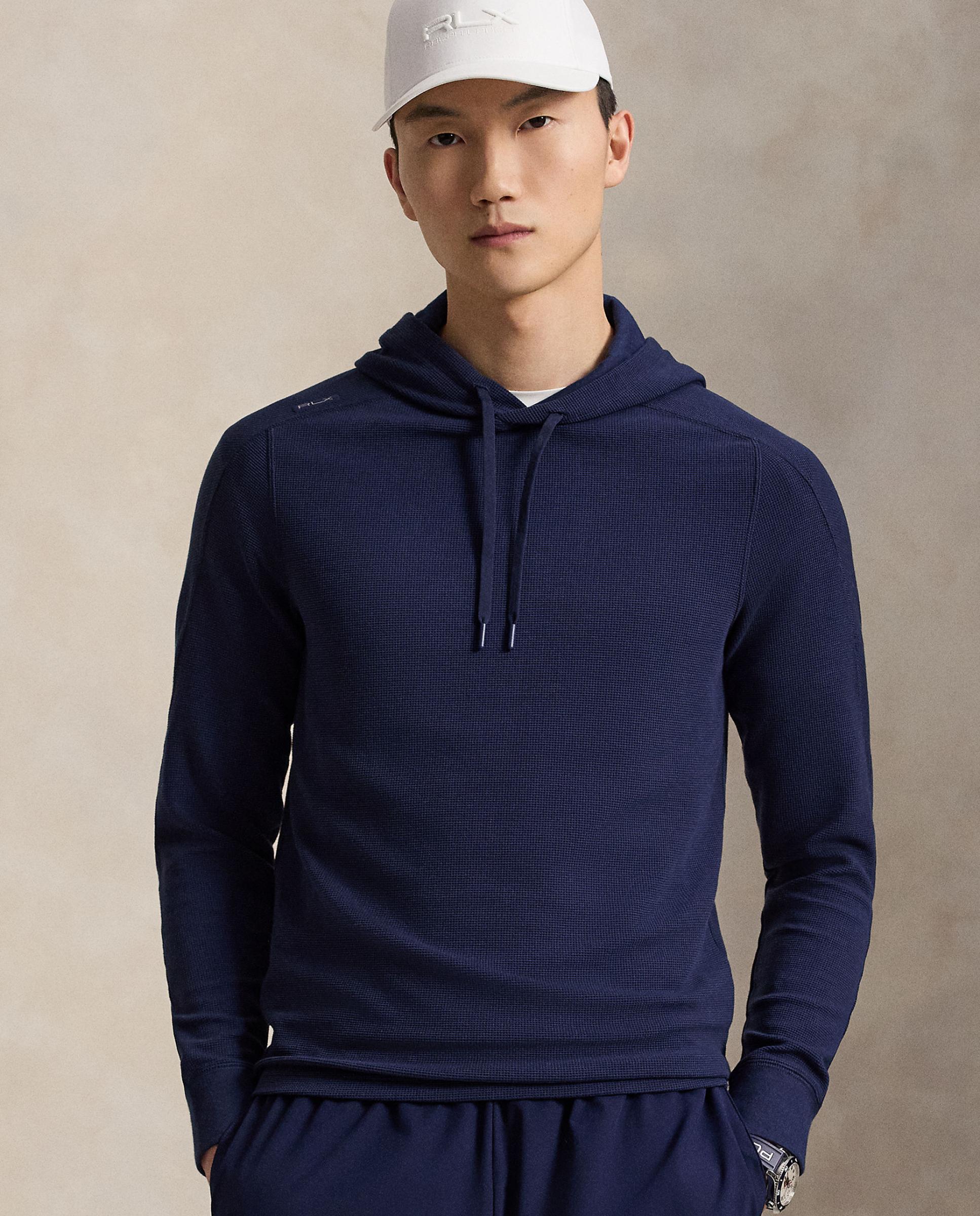 Imagem 0 de Sweatshirt de Malha Waffle de Homem com Capuz