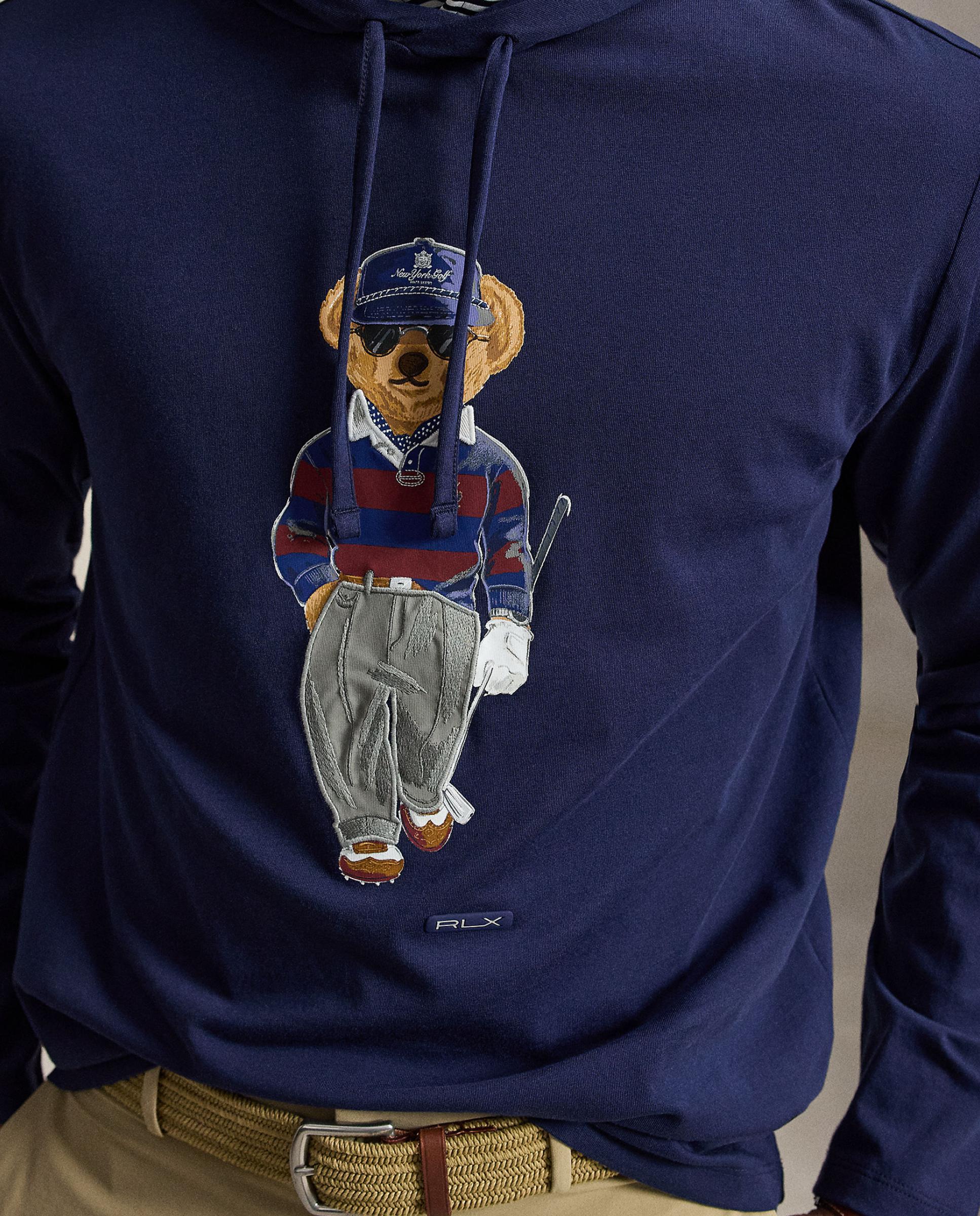 Sweatshirt de Homem com Capuz e Polo Bear Azul-marinho-3
