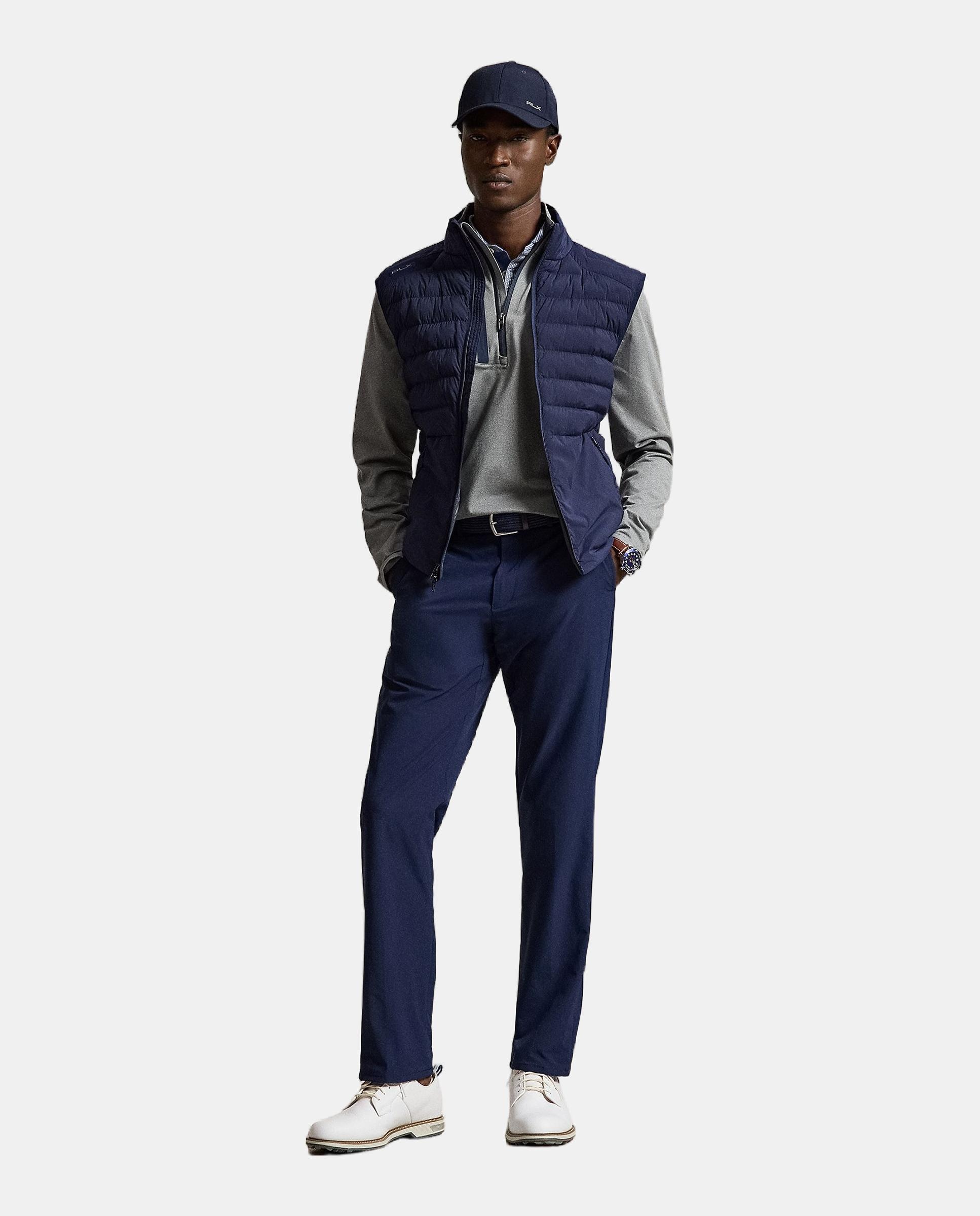 Camisola de Malha de Homem com Meio Fecho de Correr Cinzento-4