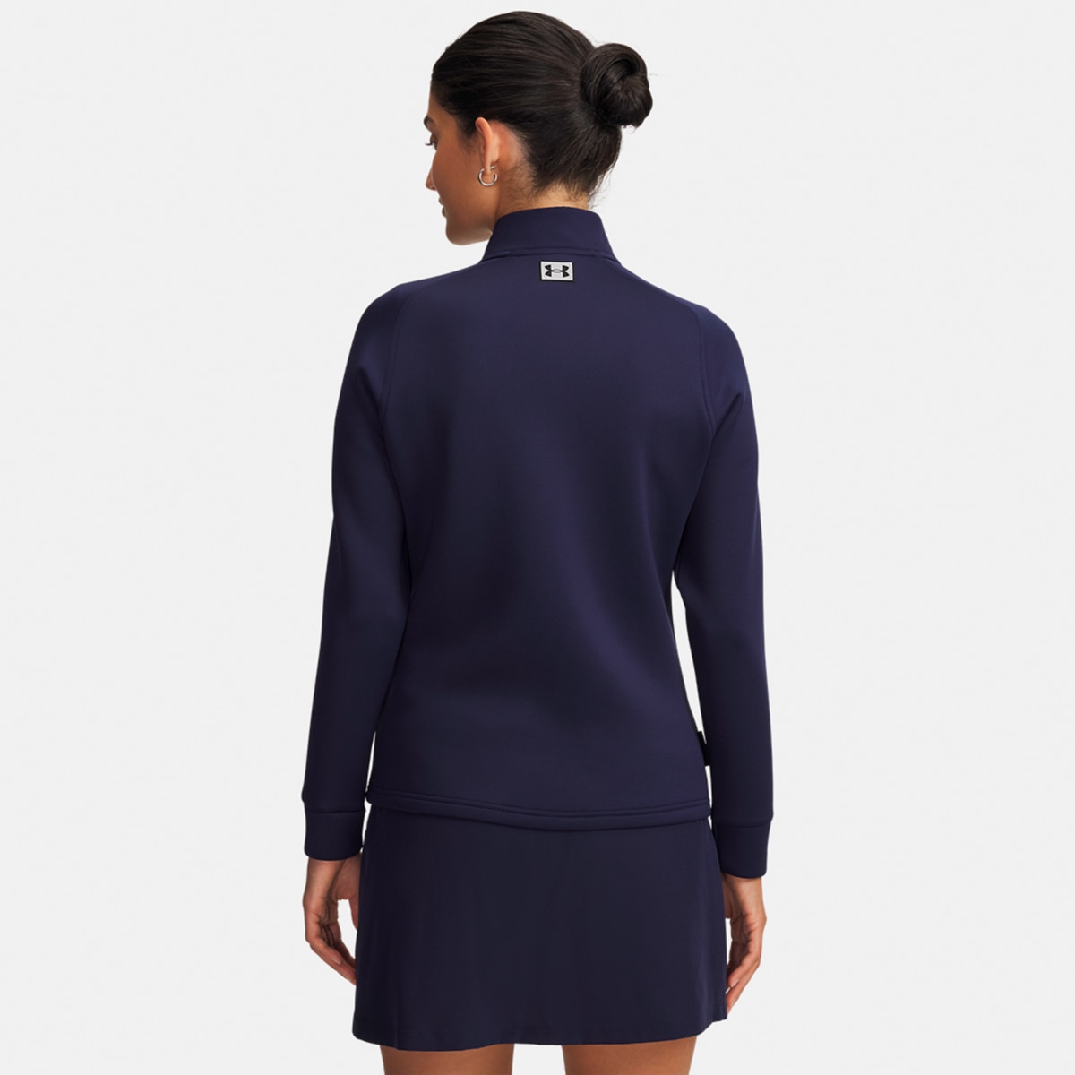 T-shirt de Mulher UA Drive Pro Hybrid FZ Azul-2