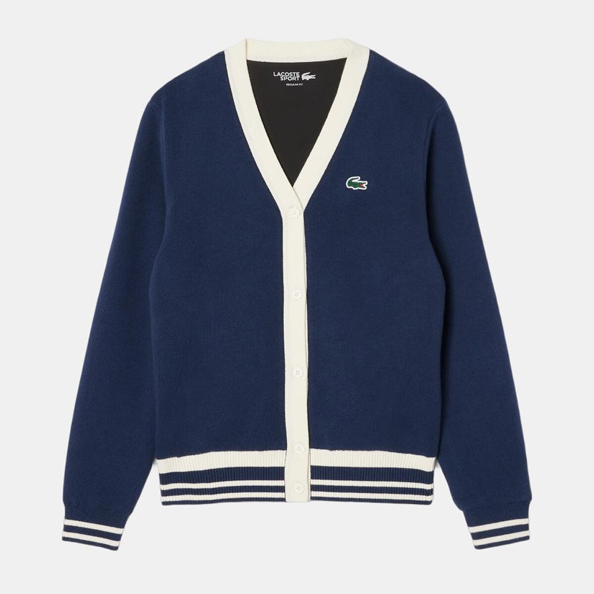 Camisola de Malha de Golf Azul-4