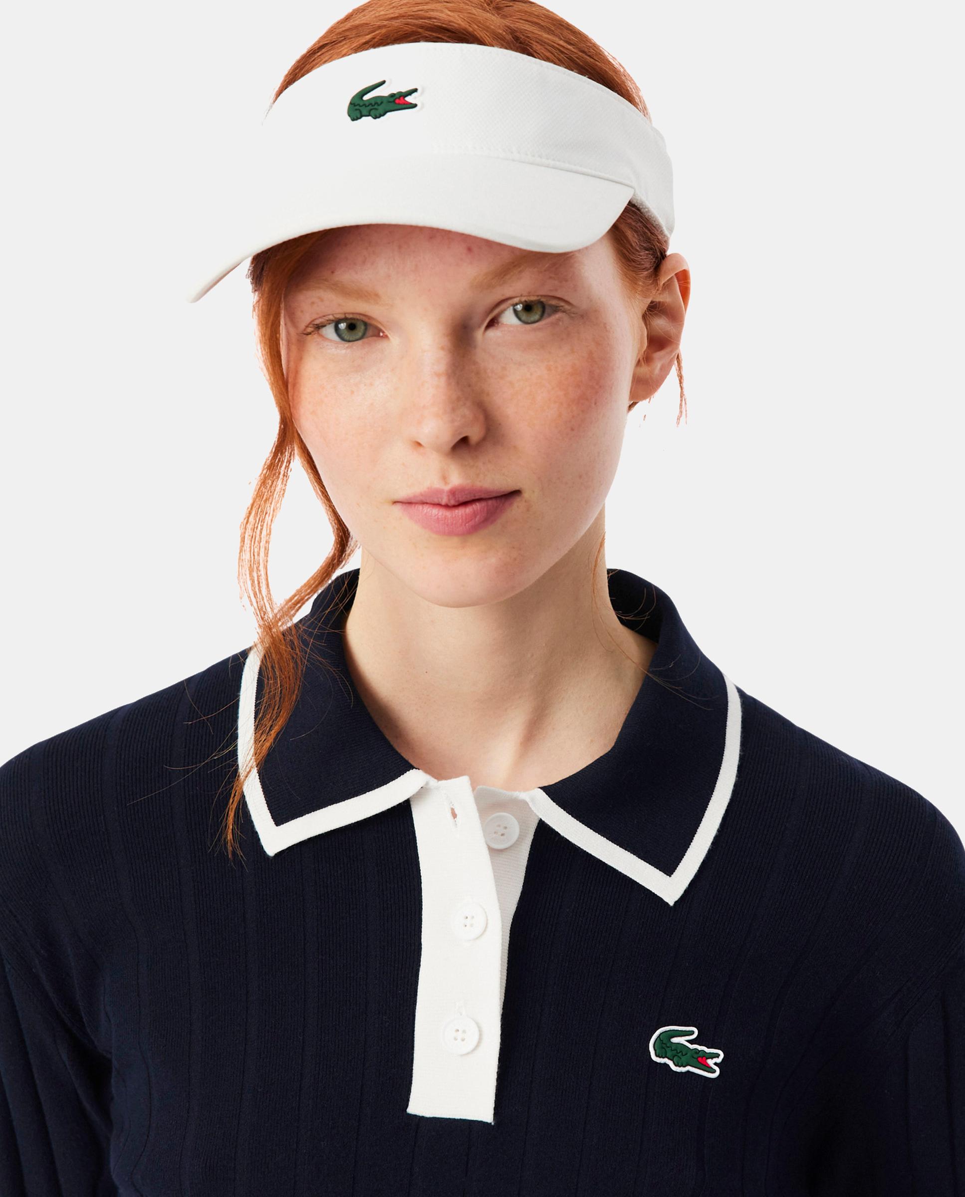 Jersey de golf elástico de mujer con cuello polo Lacoste - Azul marino Azul marino-3