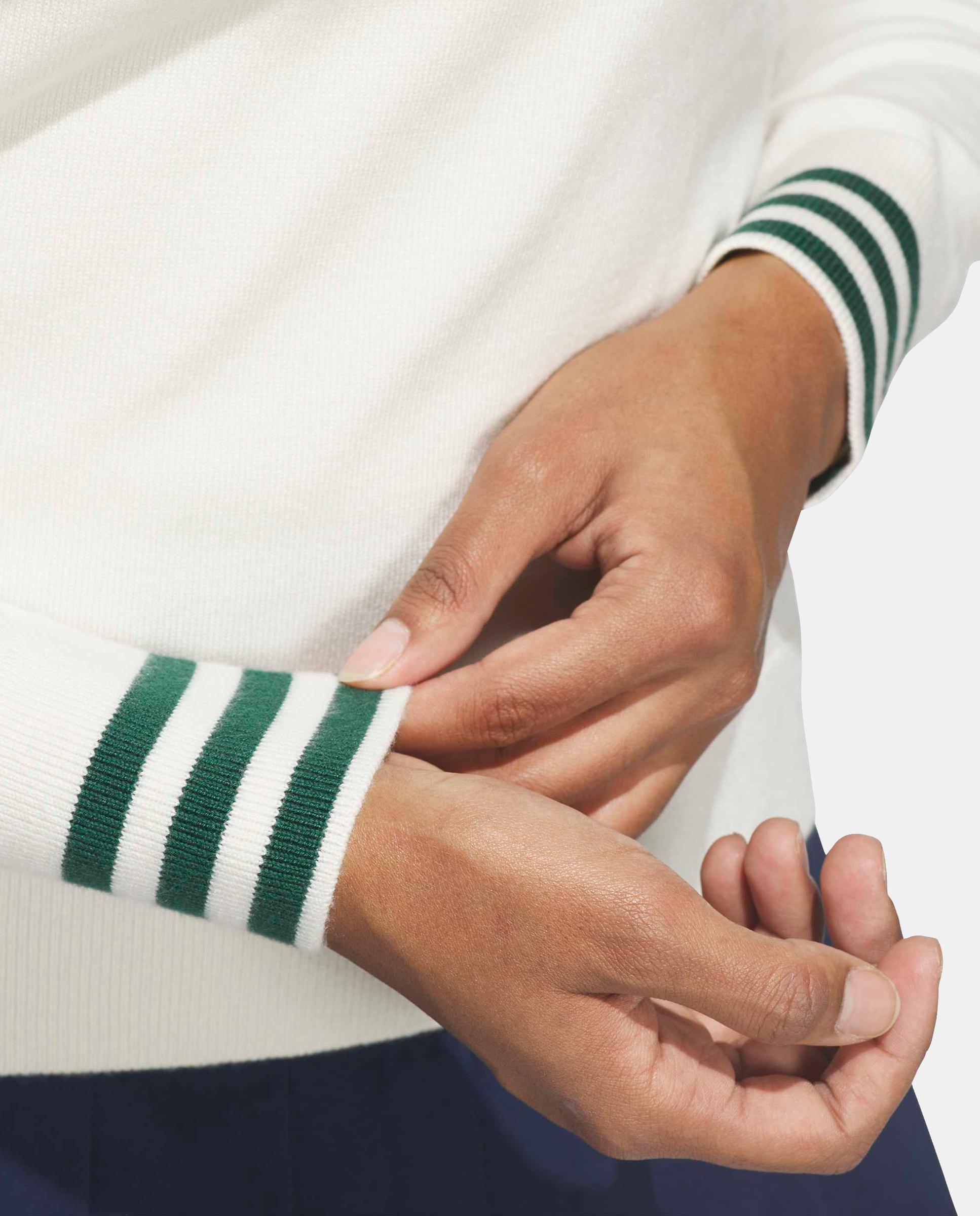 Jersey de Golf de Mulher Cashmere Adidas Originals Branco-4