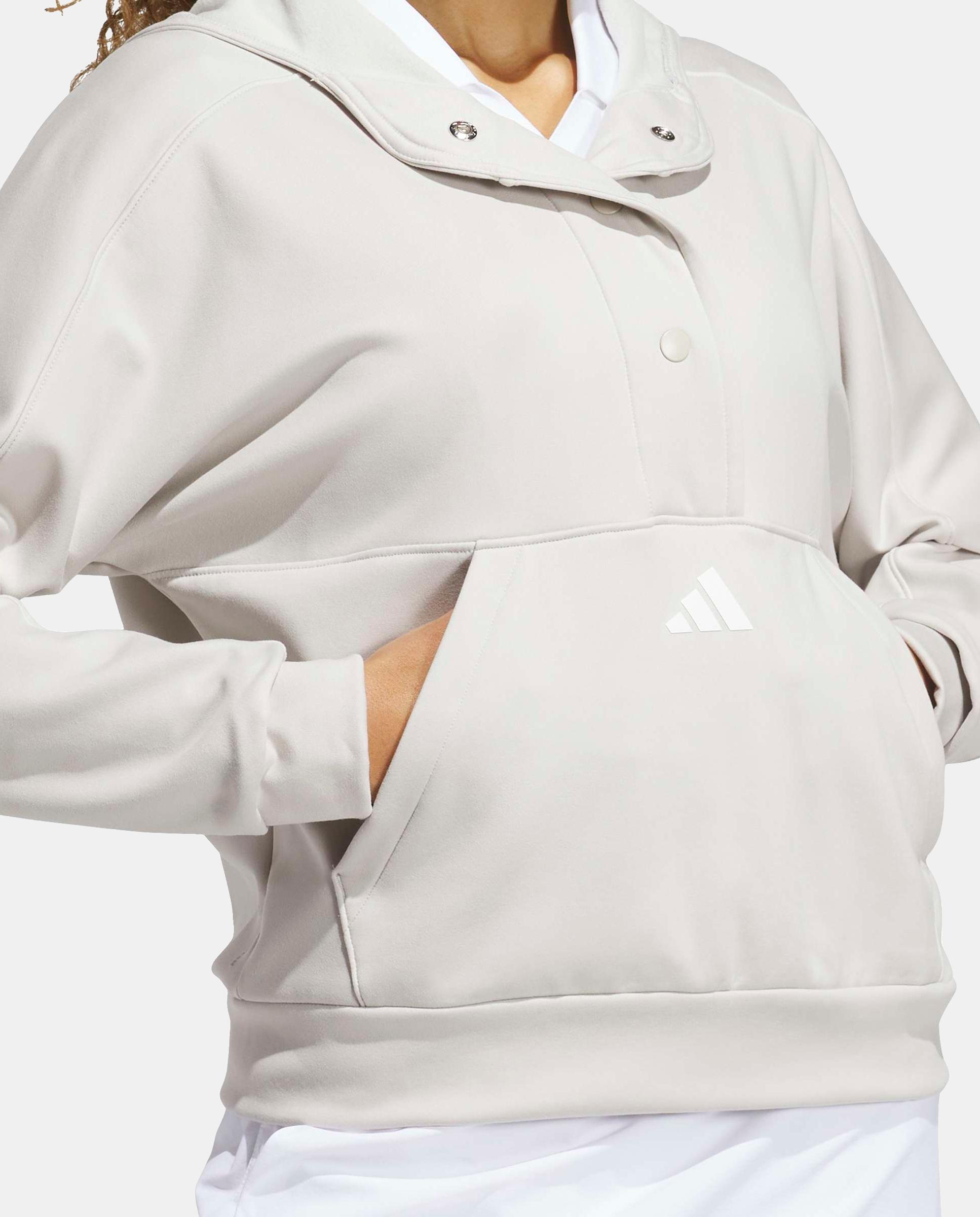 Sweatshirt de Golf com Capuz de Mulher Adidas Azul-4