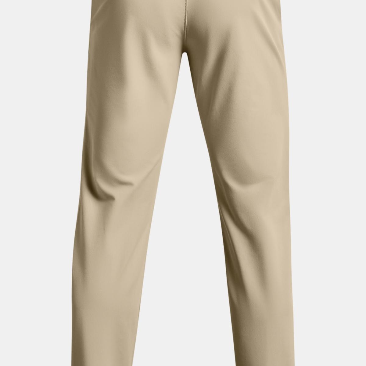 Calças de Homem UA Drive Tapered Pant Castanho-7