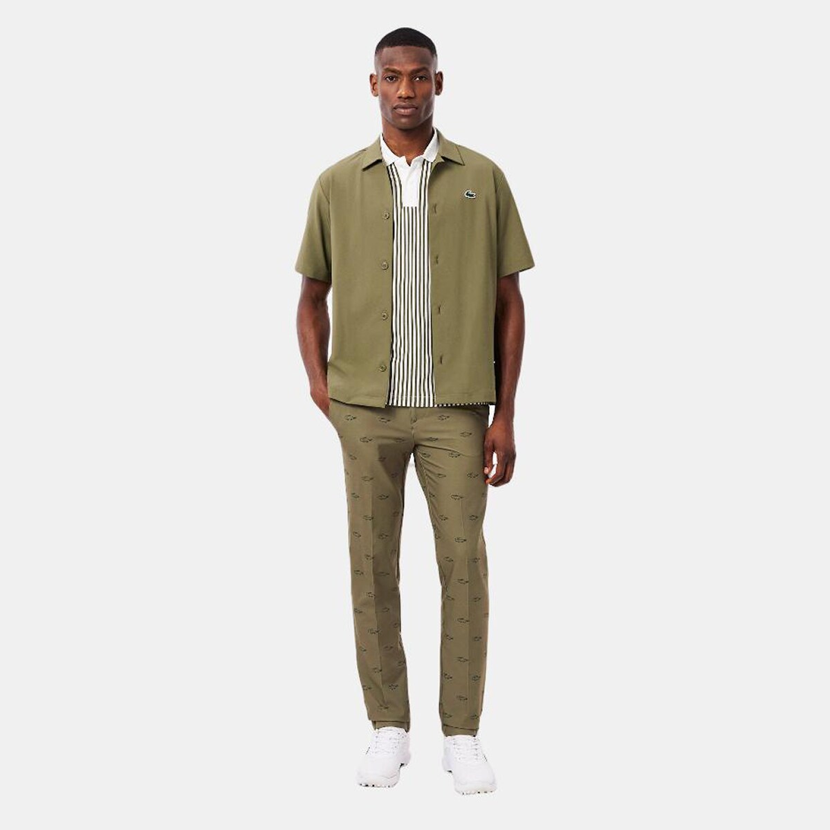 Calças de Golf Verde-2