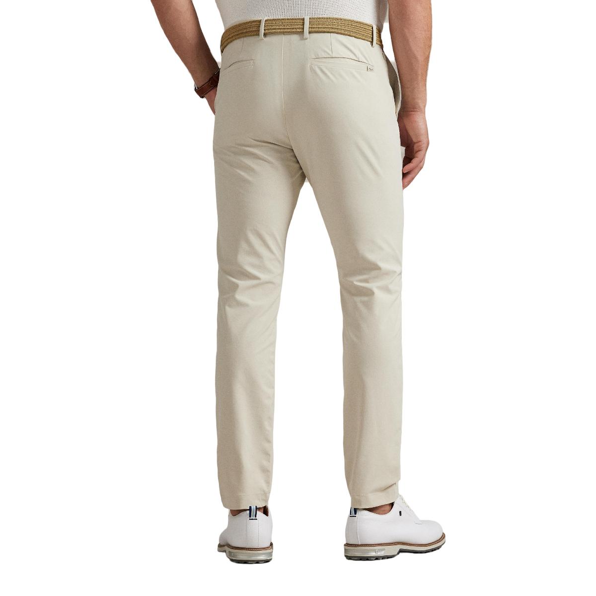 Calças Slim Fit de Tecido Técnico de Homem Natural-4