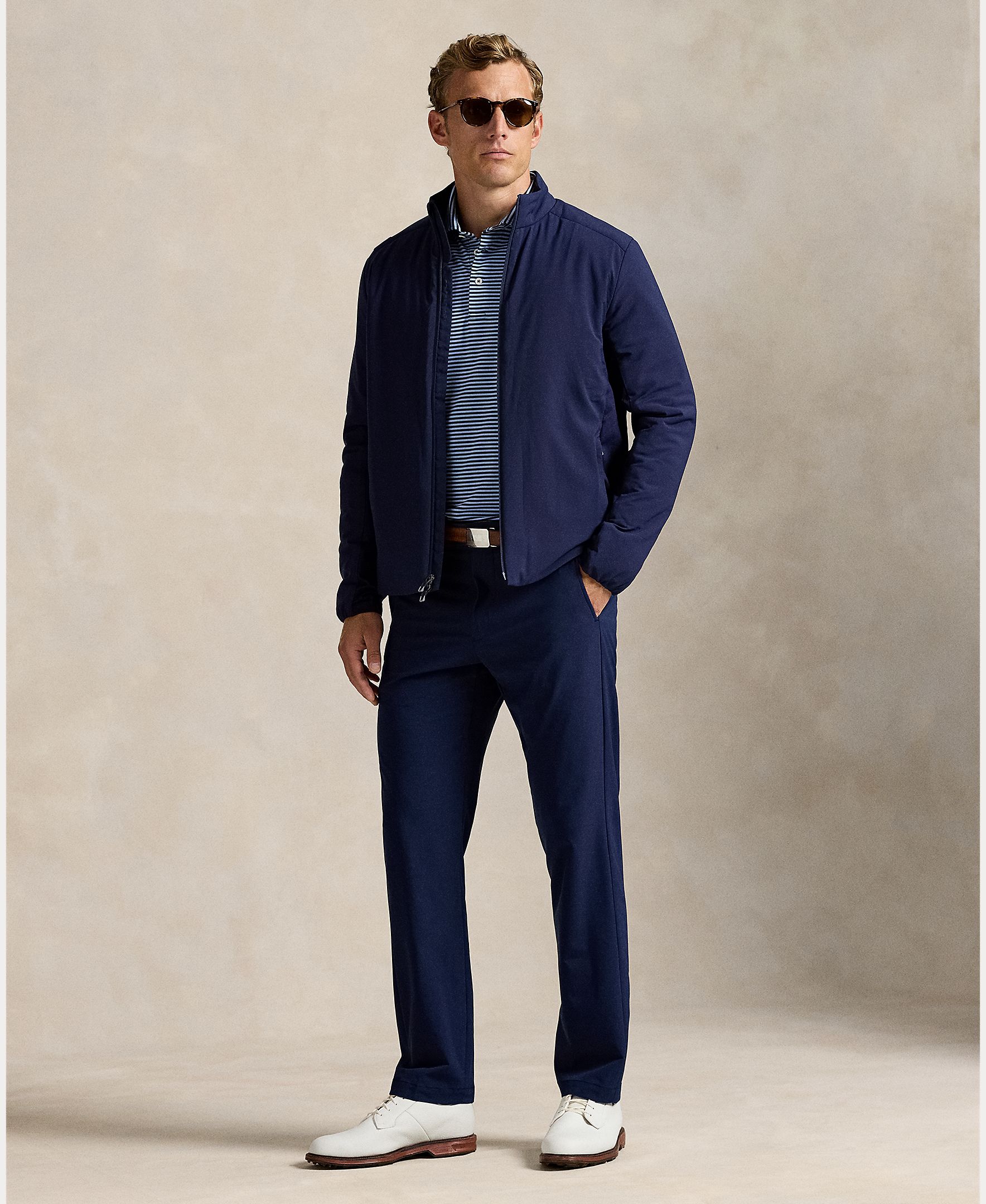 Calças Técnicas de Homem Tailored Fit Azul-marinho-4