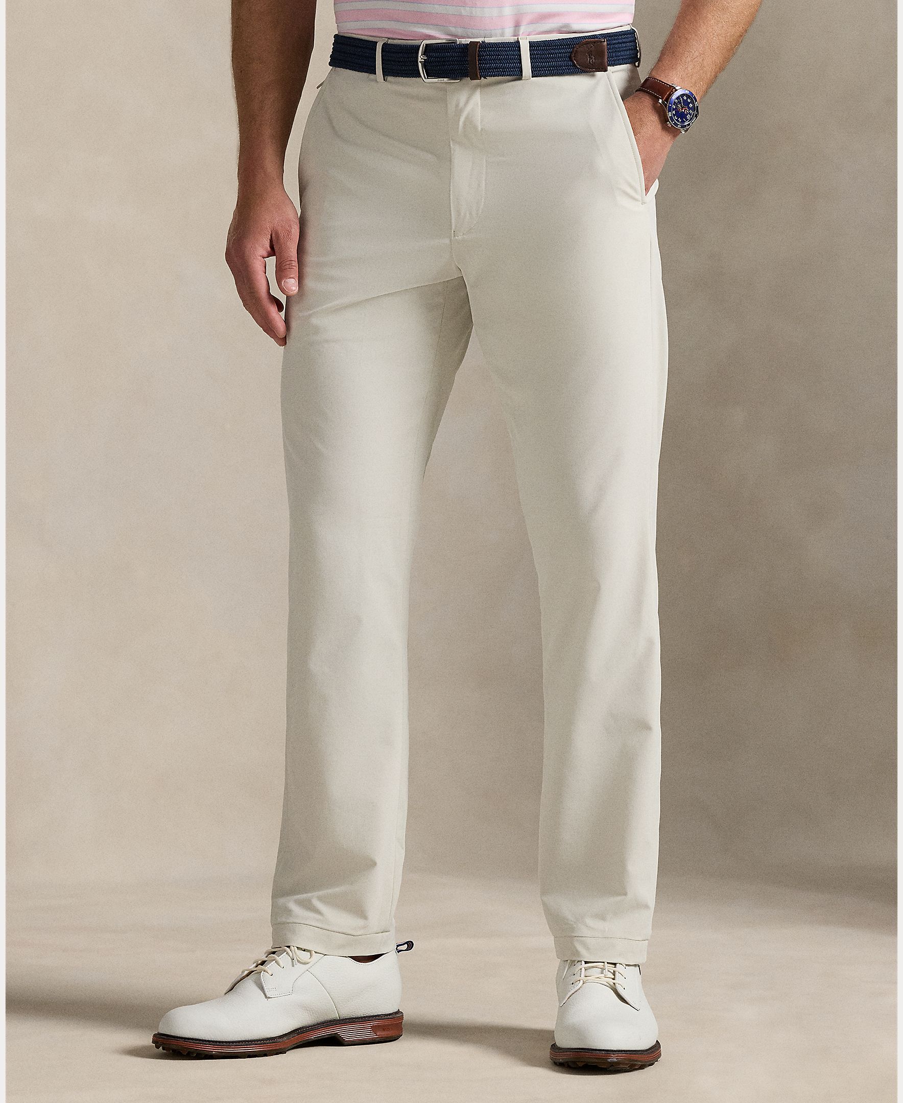 Calças Técnicas de Homem Tailored Fit Natural-3