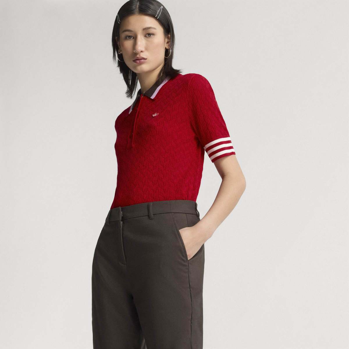 Calças de Mulher Originals Pant Castanho-7
