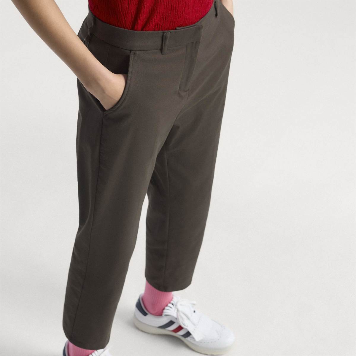 Calças de Mulher Originals Pant Castanho-8