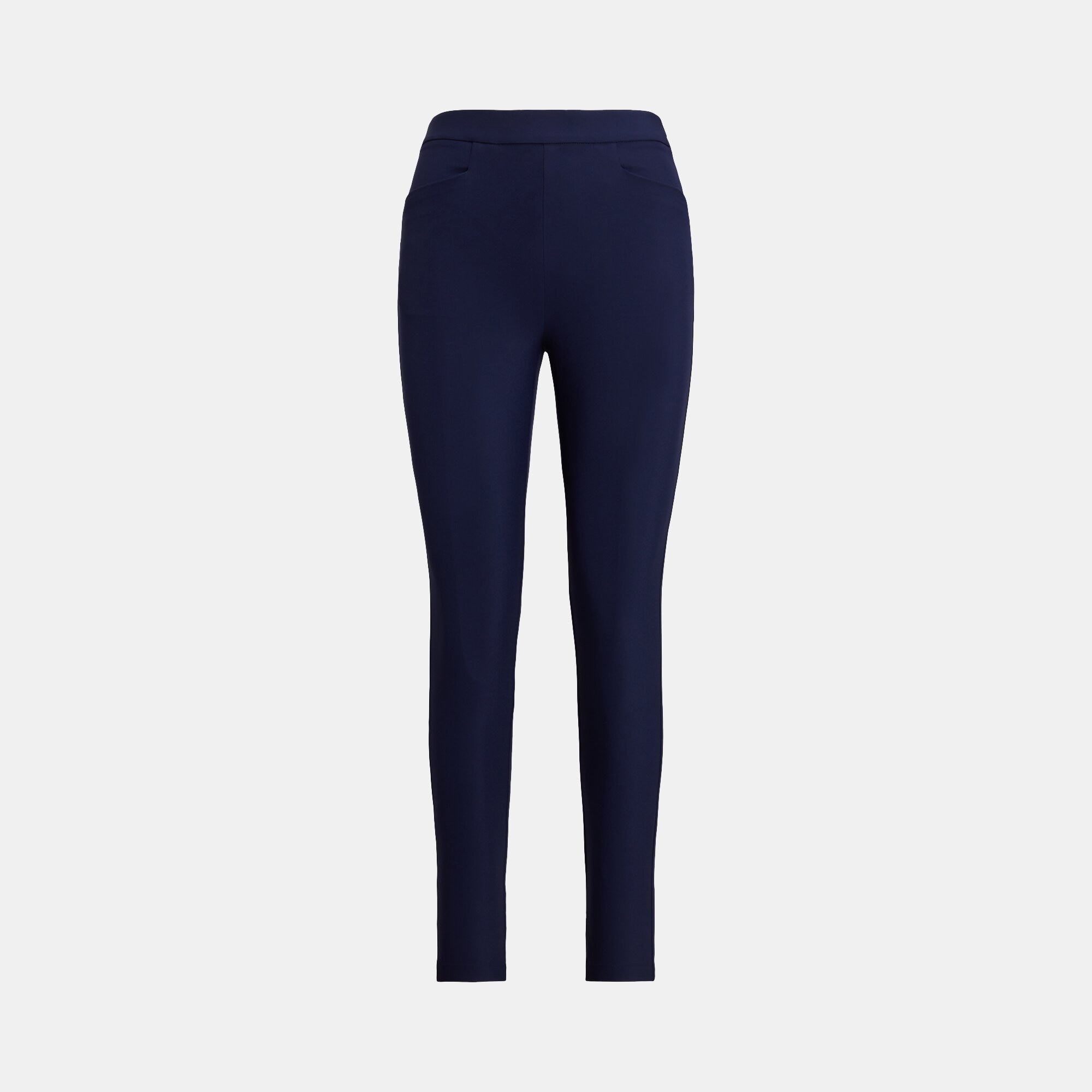 Calças Desportivas Elásticas de Mulher Azul-marinho-4