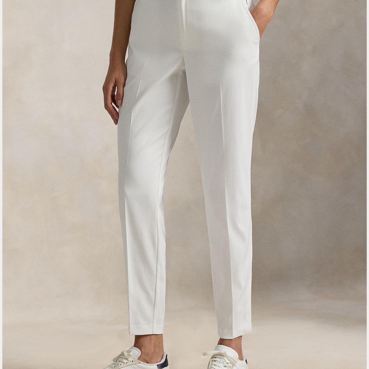 Ralph Lauren - Pantalón de Mujer de Sarga Elástica Y 5 Bolsillos Ralph Lauren.