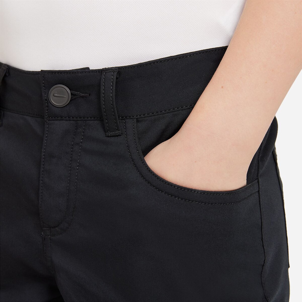 Calças de criança Dri-FIT Nike Preto-3