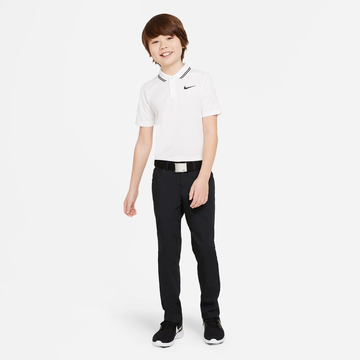 Calças de criança Dri-FIT Nike Preto-5