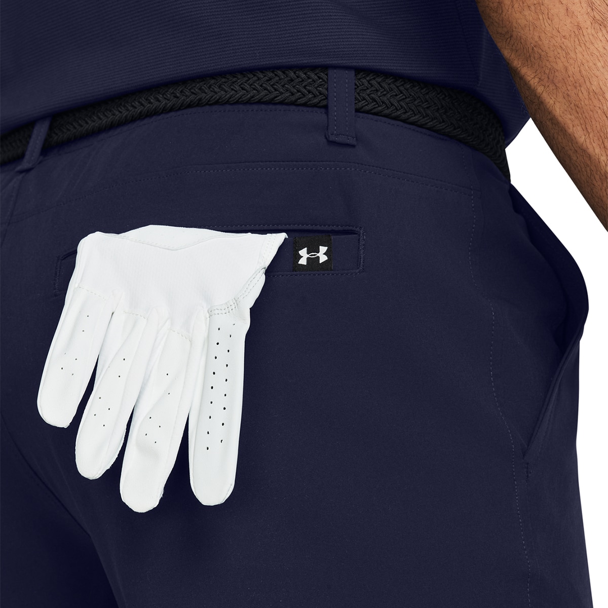 Calções de Homem UA Drive Taper Short Azul-3