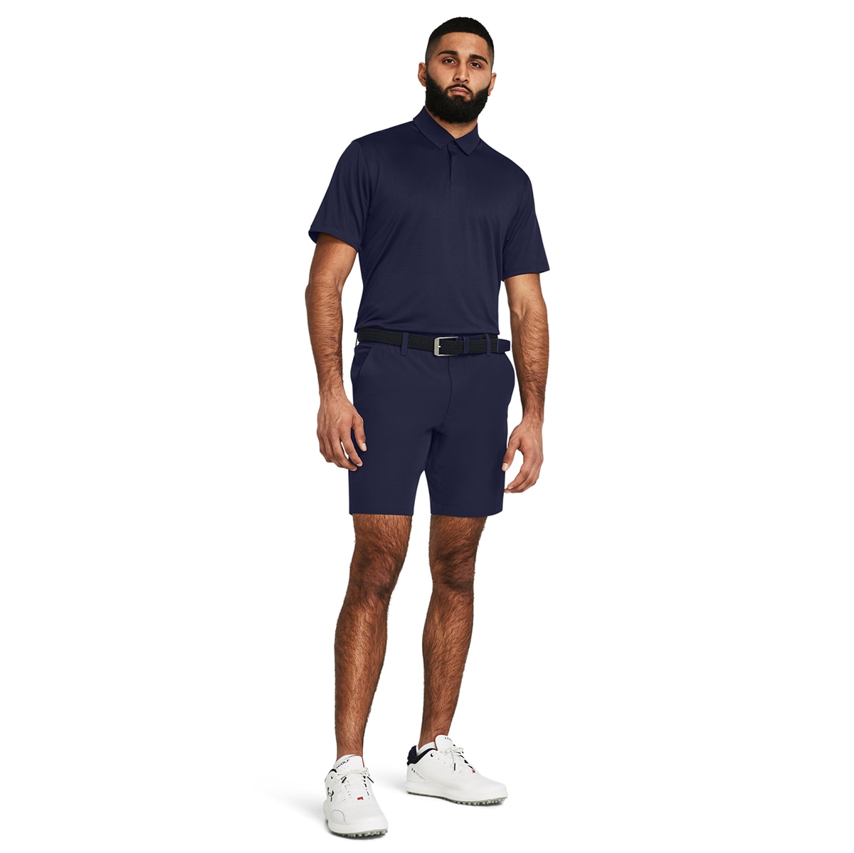 Calções de Homem UA Drive Taper Short Azul-4