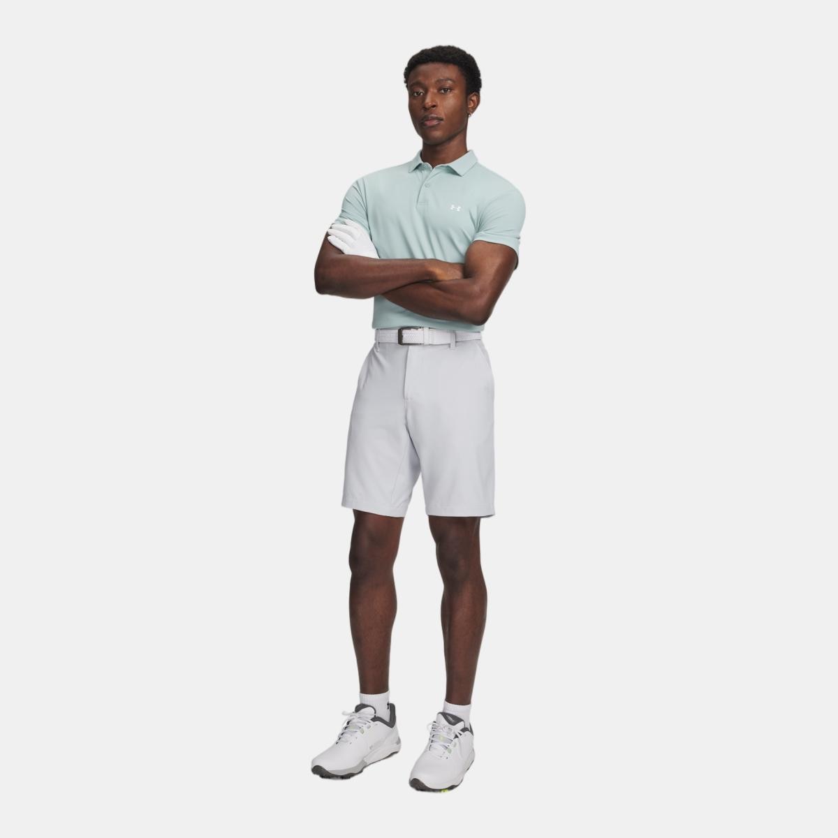 Calções de Homem Ua Drive Tapered Short Cinzento-claro-4