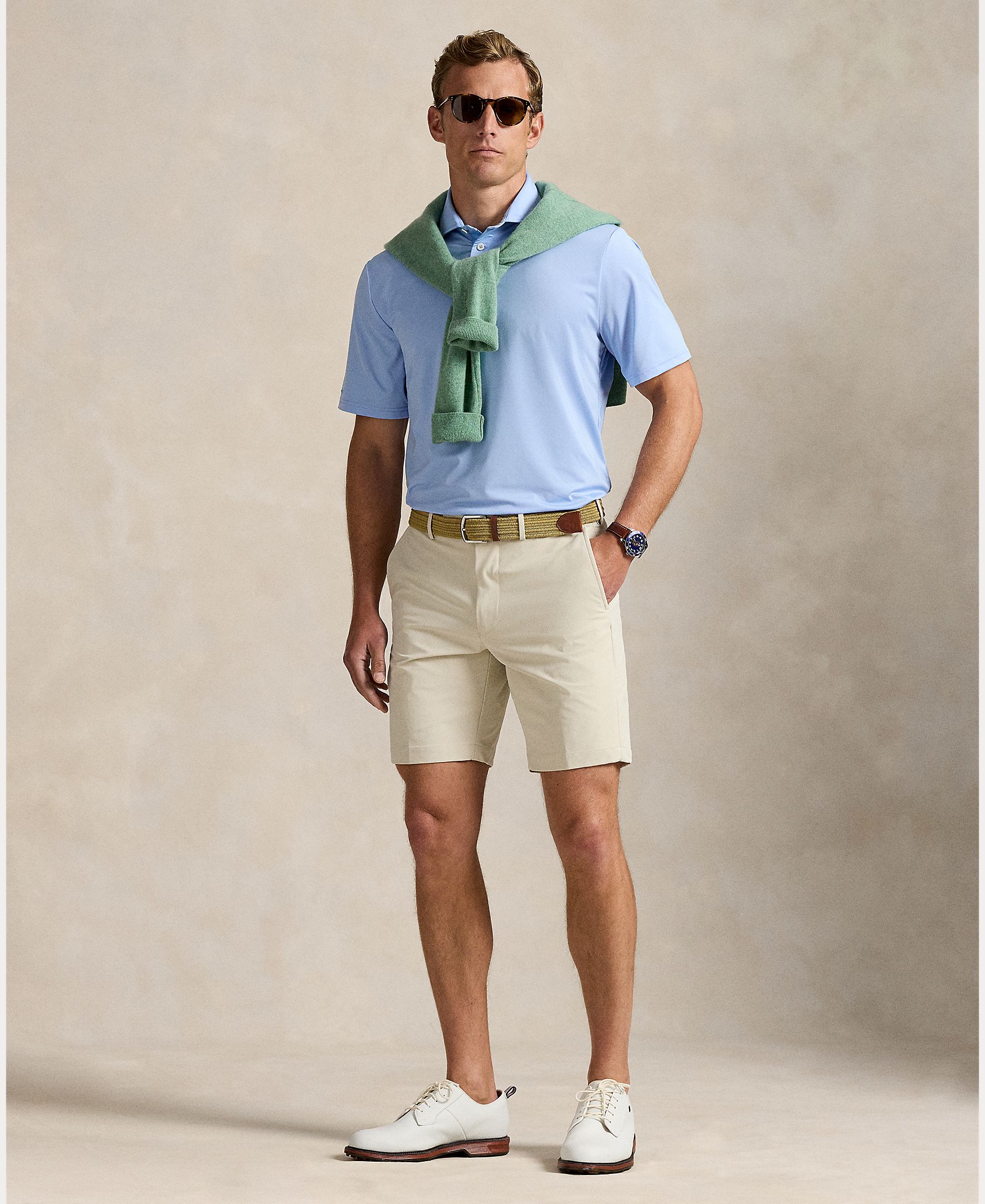 Calções Técnicos de Homem Tailored Fit Natural-4