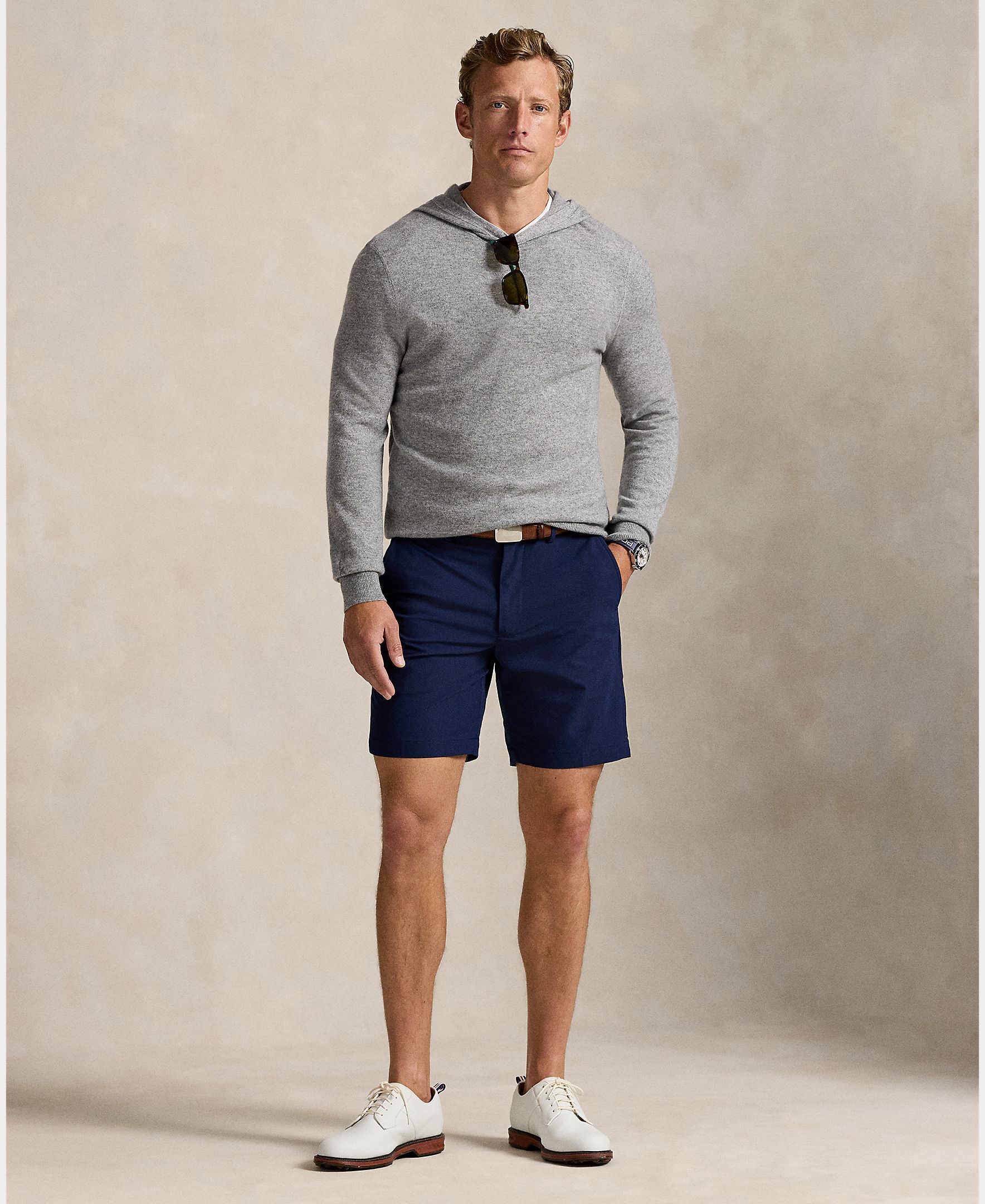 Calções Técnicos de Homem Tailored Fit Azul-marinho-4