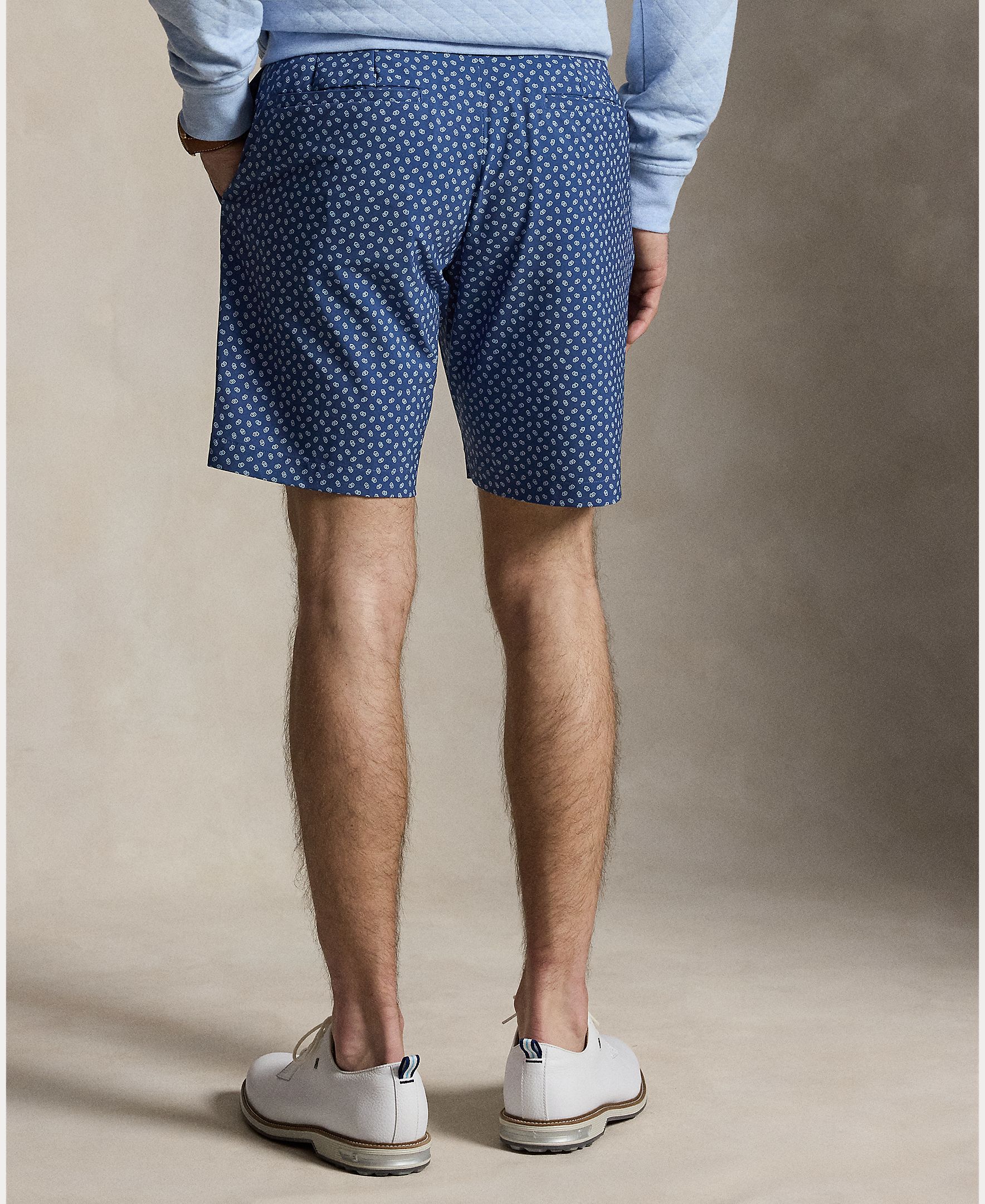 Calções de Homem Tailored Fit Estampados Azul-marinho-4