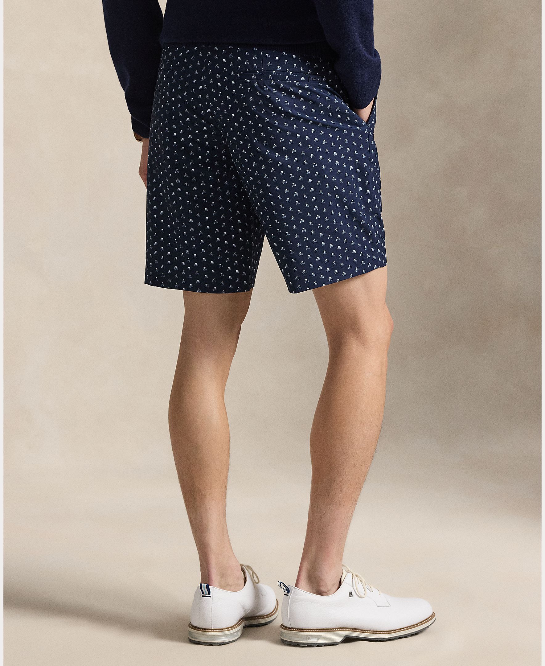 Calções de Homem com Estampado Azul-marinho-4