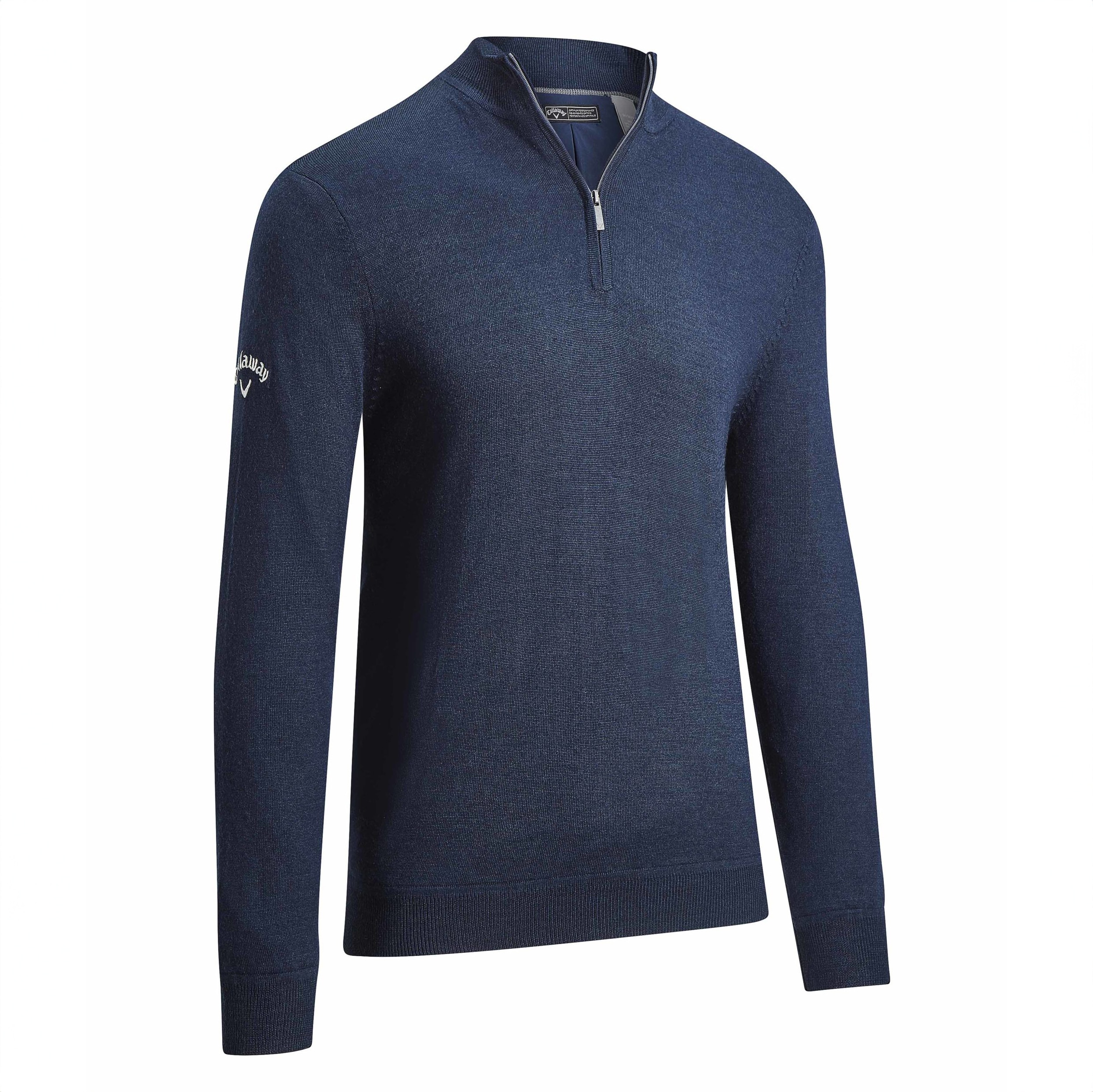 Sweatshirt de Homem Windstopper 1/4 Zipped Sweater Azul-marinho-4