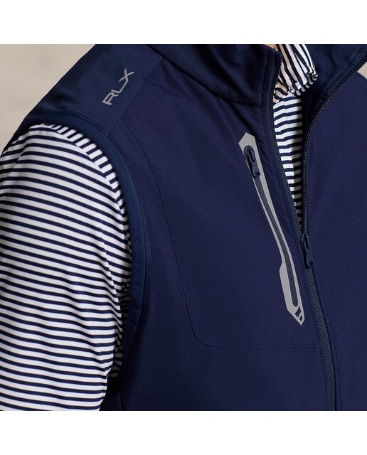 Colete Híbrido de Homem com Fecho de Correr Polo Golf Azul-marinho-3