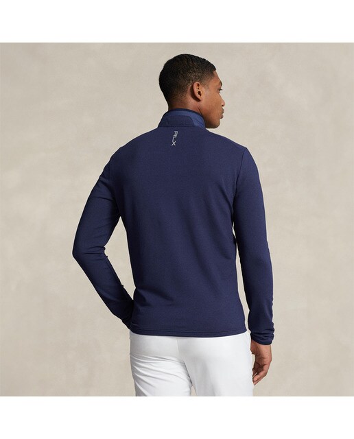 Casaco de Homem com Gola Semi Cisne Híbrida Polo Golf Azul-marinho-2