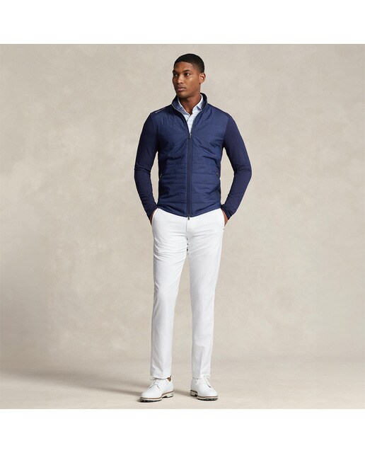 Casaco de Homem com Gola Semi Cisne Híbrida Polo Golf Azul-marinho-4