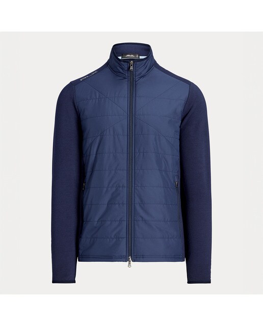 Casaco de Homem com Gola Semi Cisne Híbrida Polo Golf Azul-marinho-5