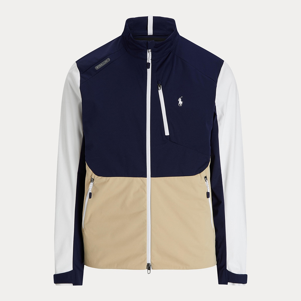 Casaco Impermeável de Homem com Gola Semi Cisne Multicolor-6