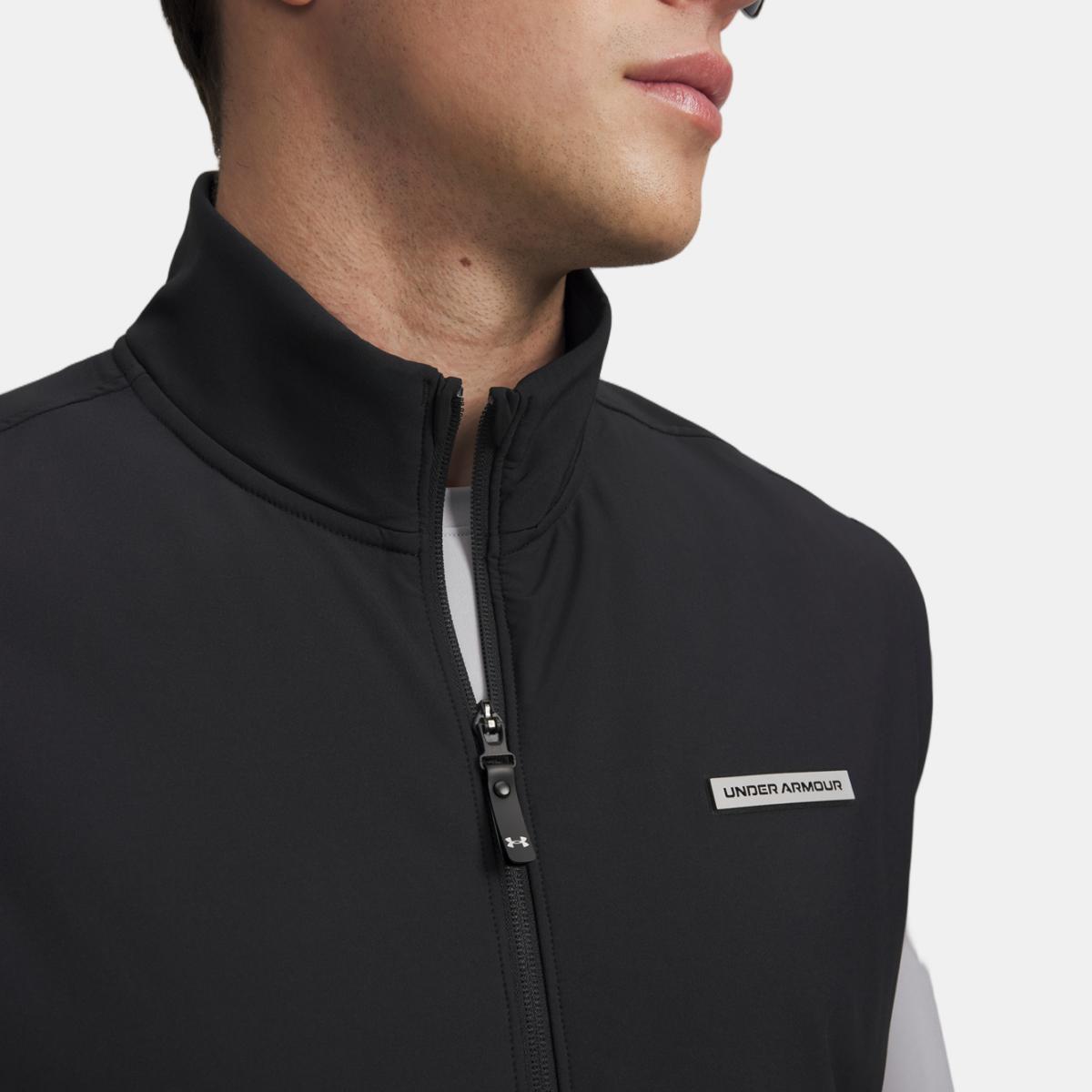 Colete de Golf de Homem Ua Drive Pro Hybrid Vest Preto-3