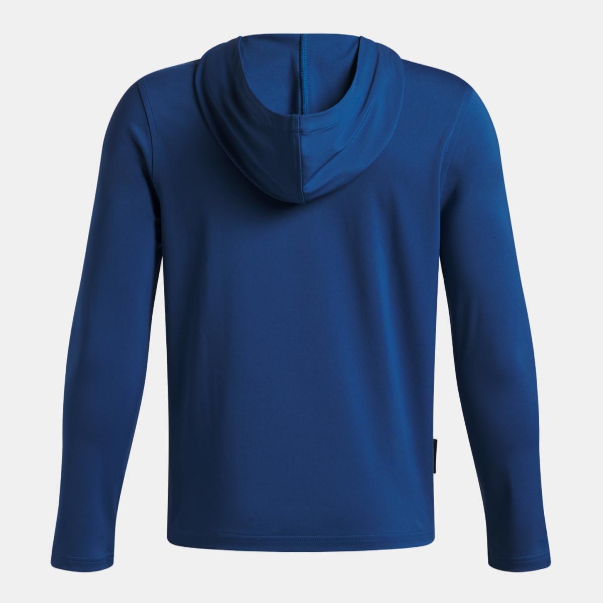 Sweatshirt de Golf de Criança Ua Drive Lightweight Hoodie Azul-índigo-2