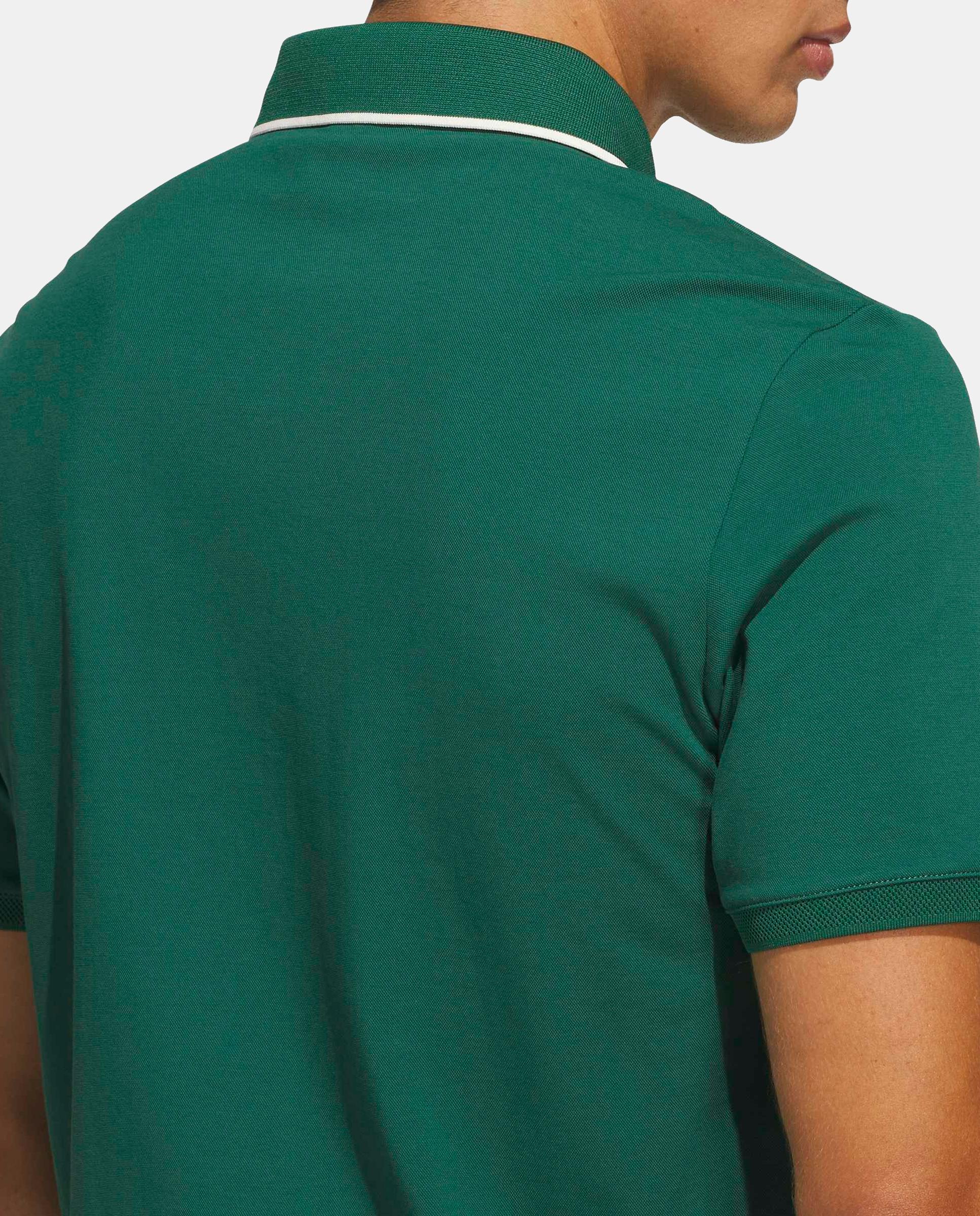 Polo de Golf de Homem Trefoil Originals Verde-4