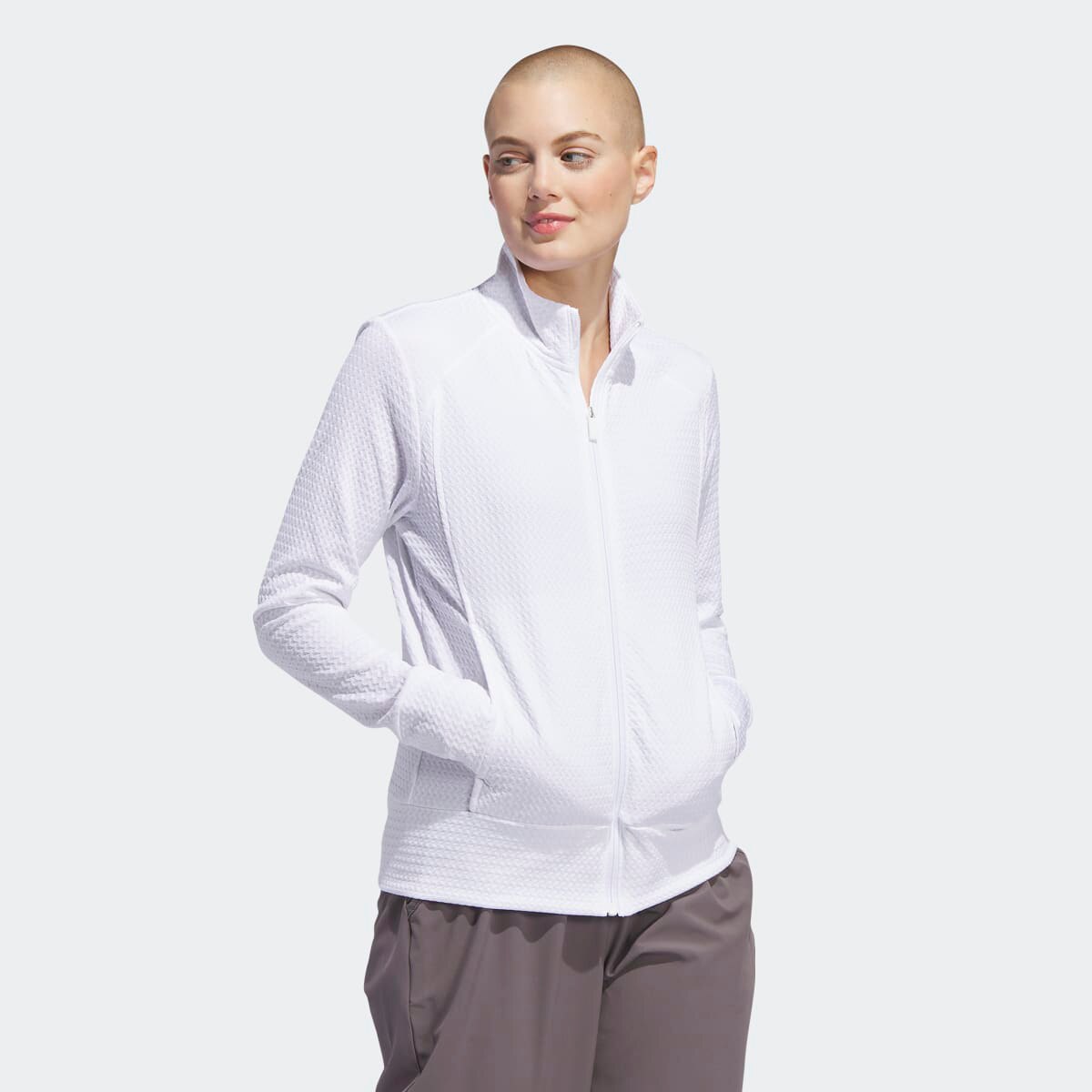 Casaco de Mulher W Ult C Txt Golf Branco-3