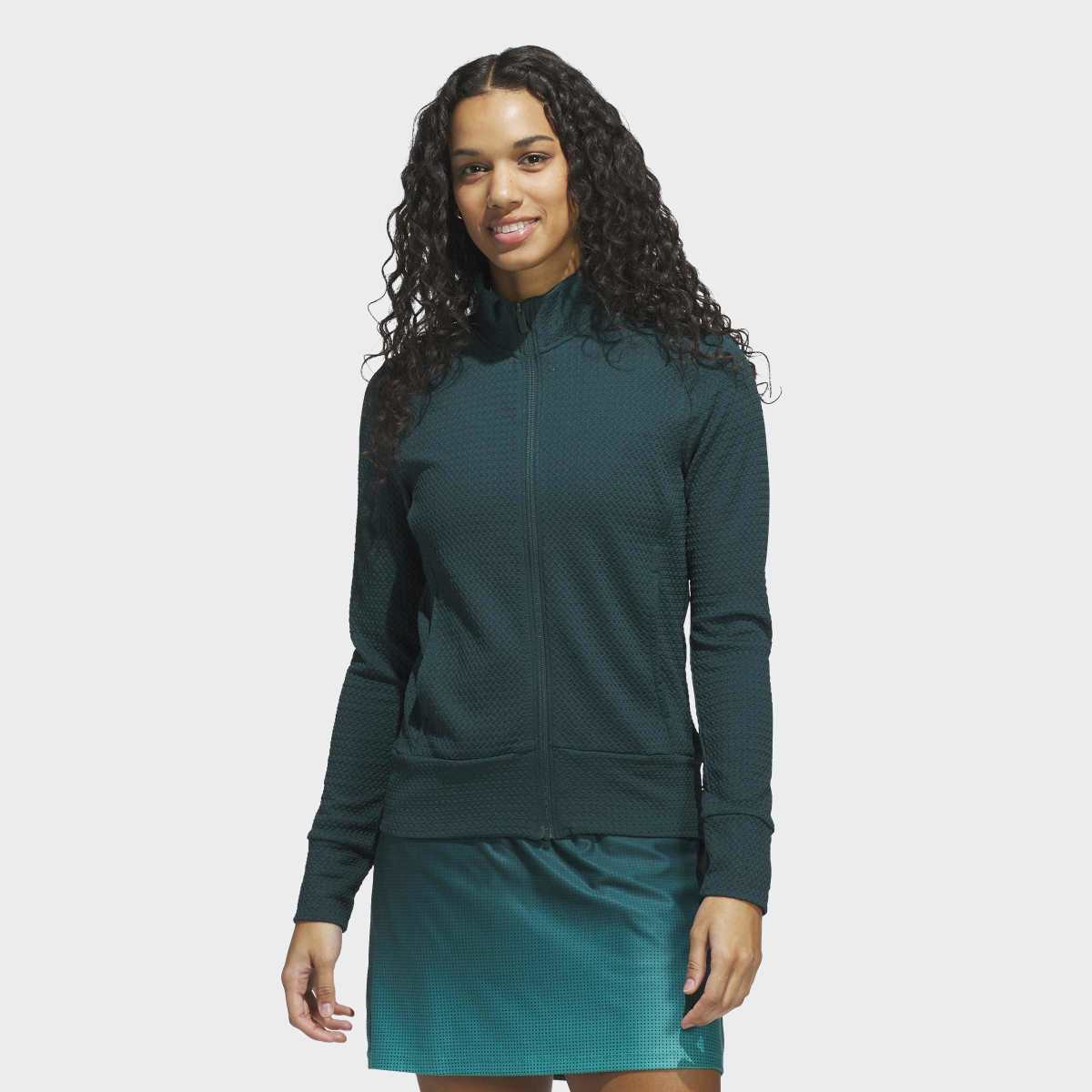 Sweatshirt de Mulher Ultimate365 Texture Jacket Verde-3