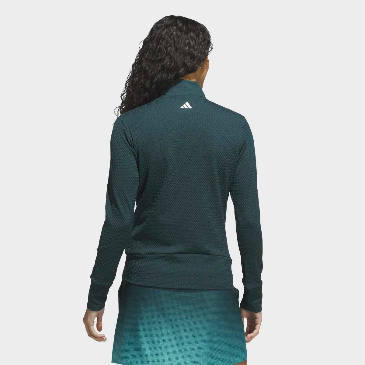 Sweatshirt de Mulher Ultimate365 Texture Jacket Verde-4