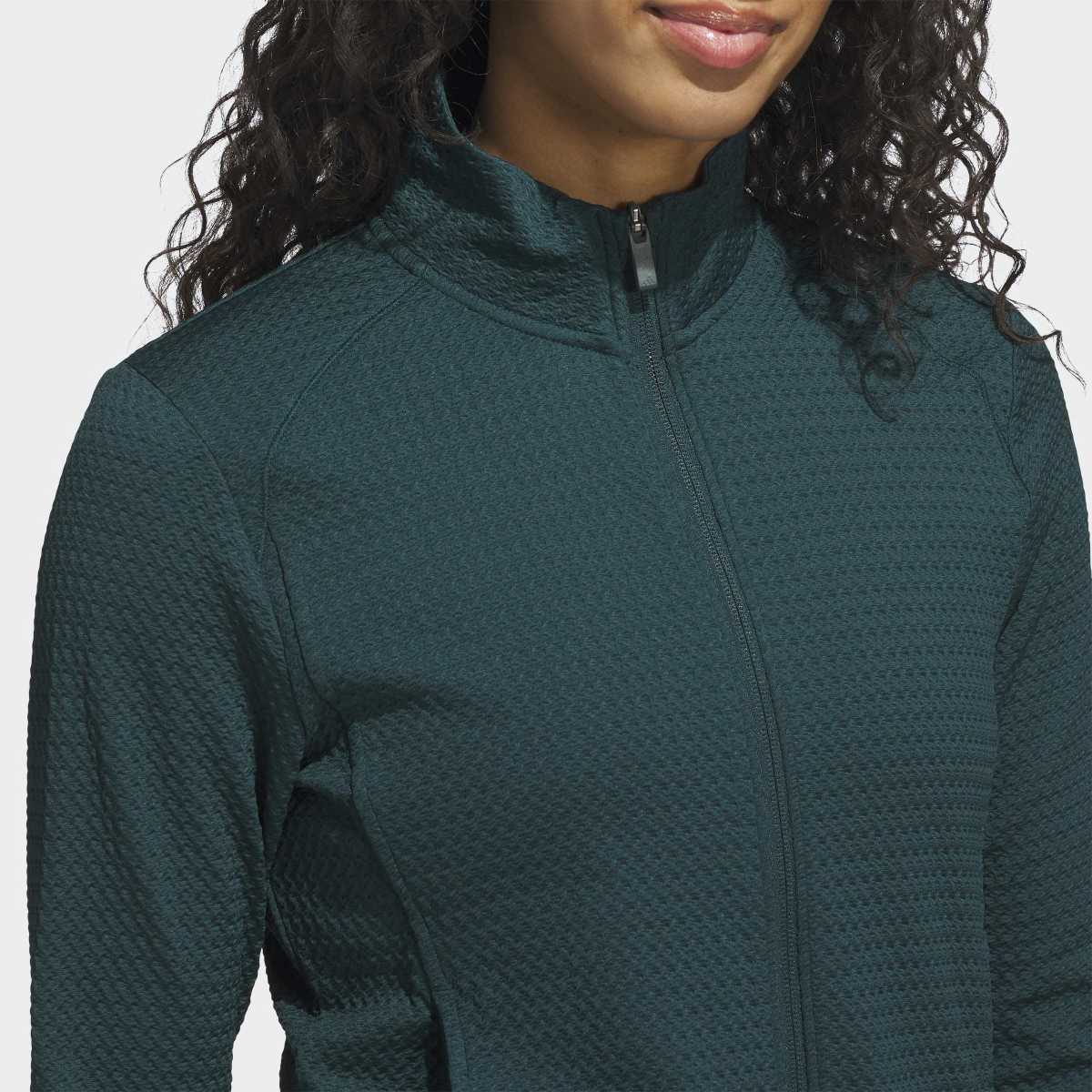 Sweatshirt de Mulher Ultimate365 Texture Jacket Verde-6