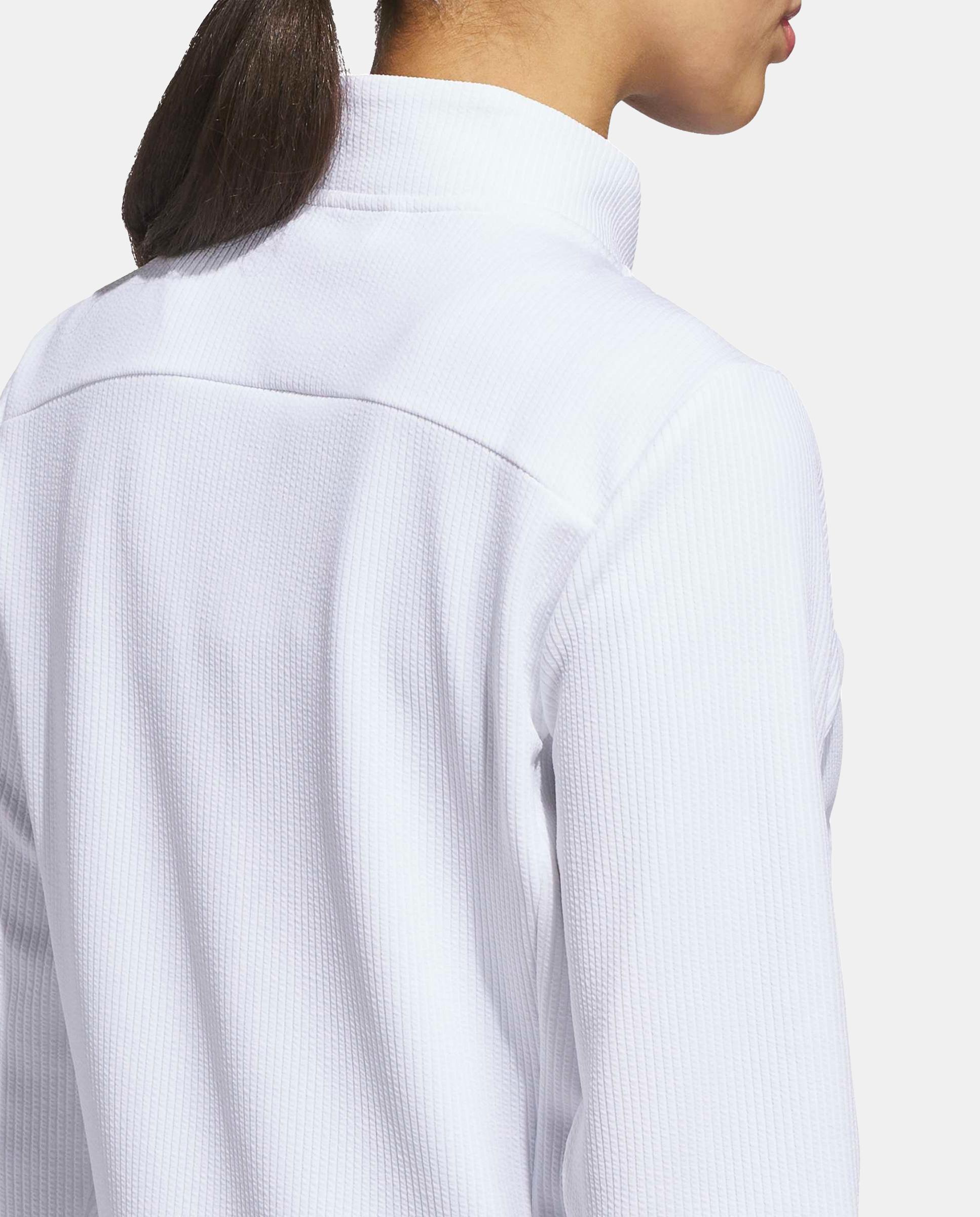 Casaco de Golf de Mulher Adidas Branco-4