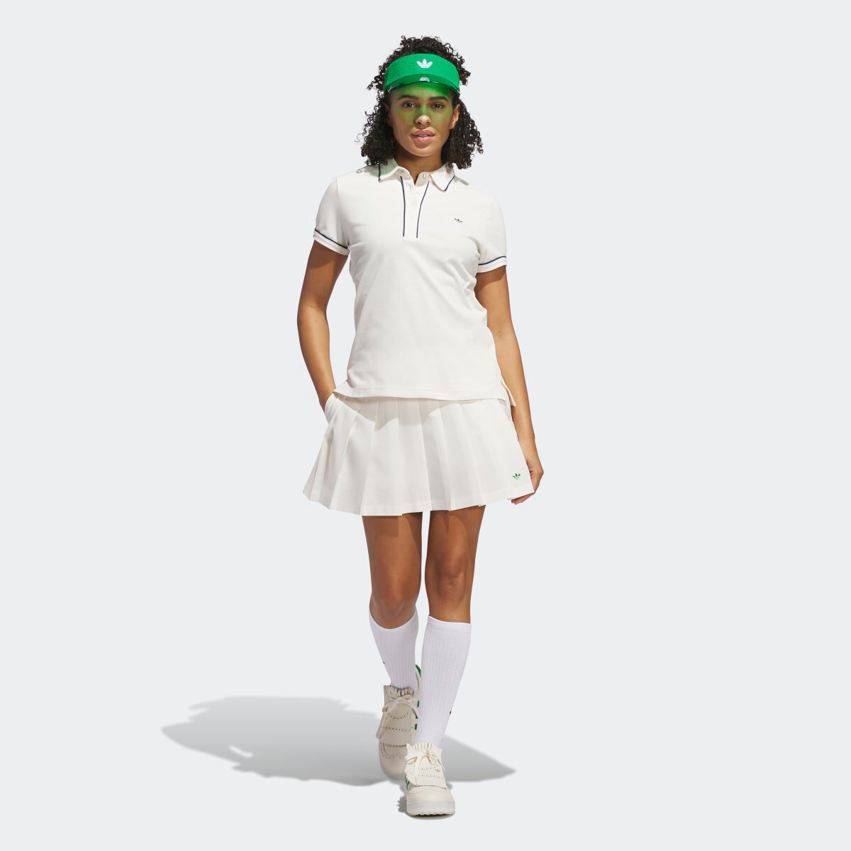Saia-Calça de Mulher Pleated Originals Branco-6